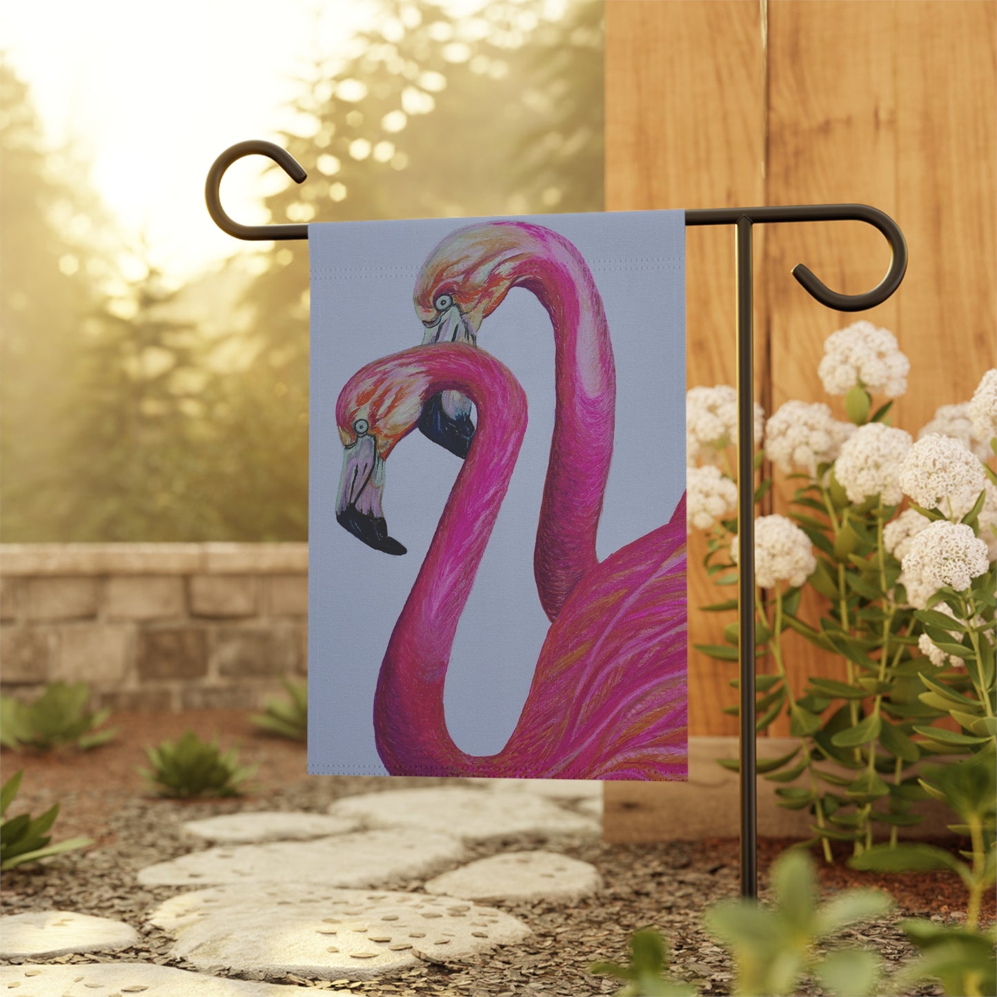 Art Flamingos Garden & House Banner