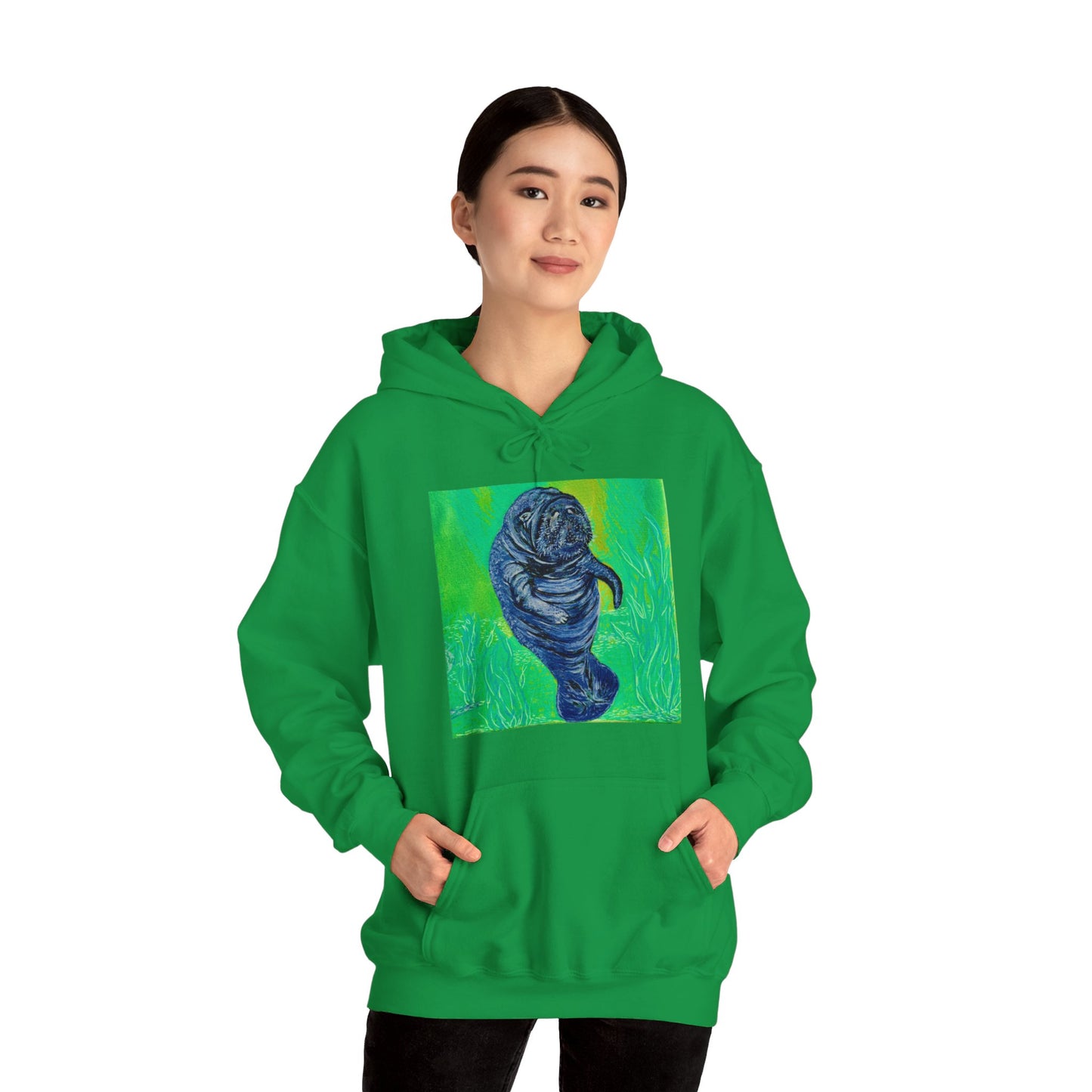 A Bright Future for the Manatee Unisex Heavy Blend™ Hooded Sweatshirt