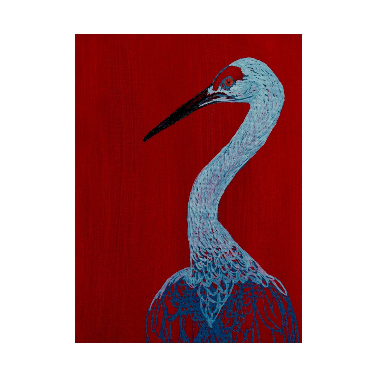 Balanced Crane Fine Art Matte Vertical Posters