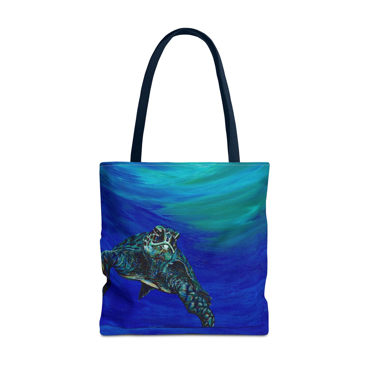 Painted Sea Turtles Fine Art Tote Bag (AOP)