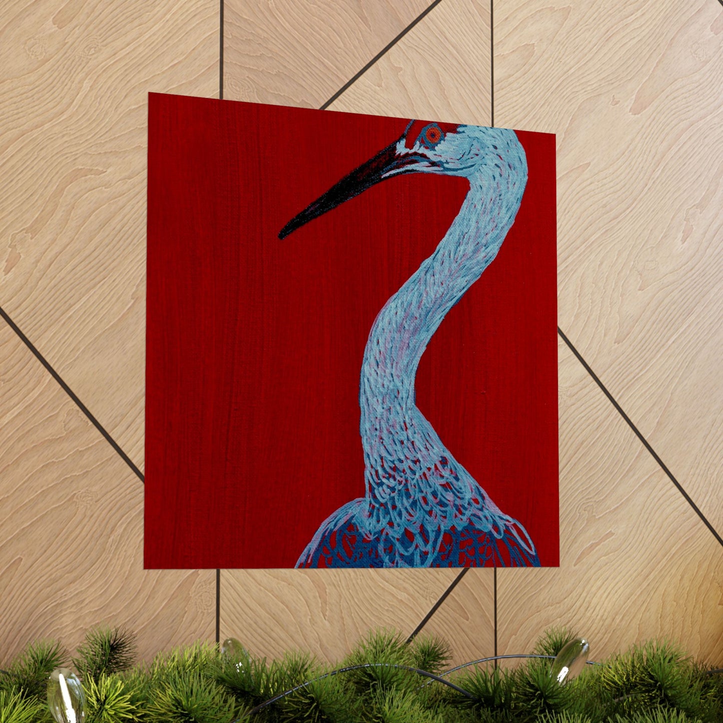 Balanced Crane Fine Art Matte Vertical Posters