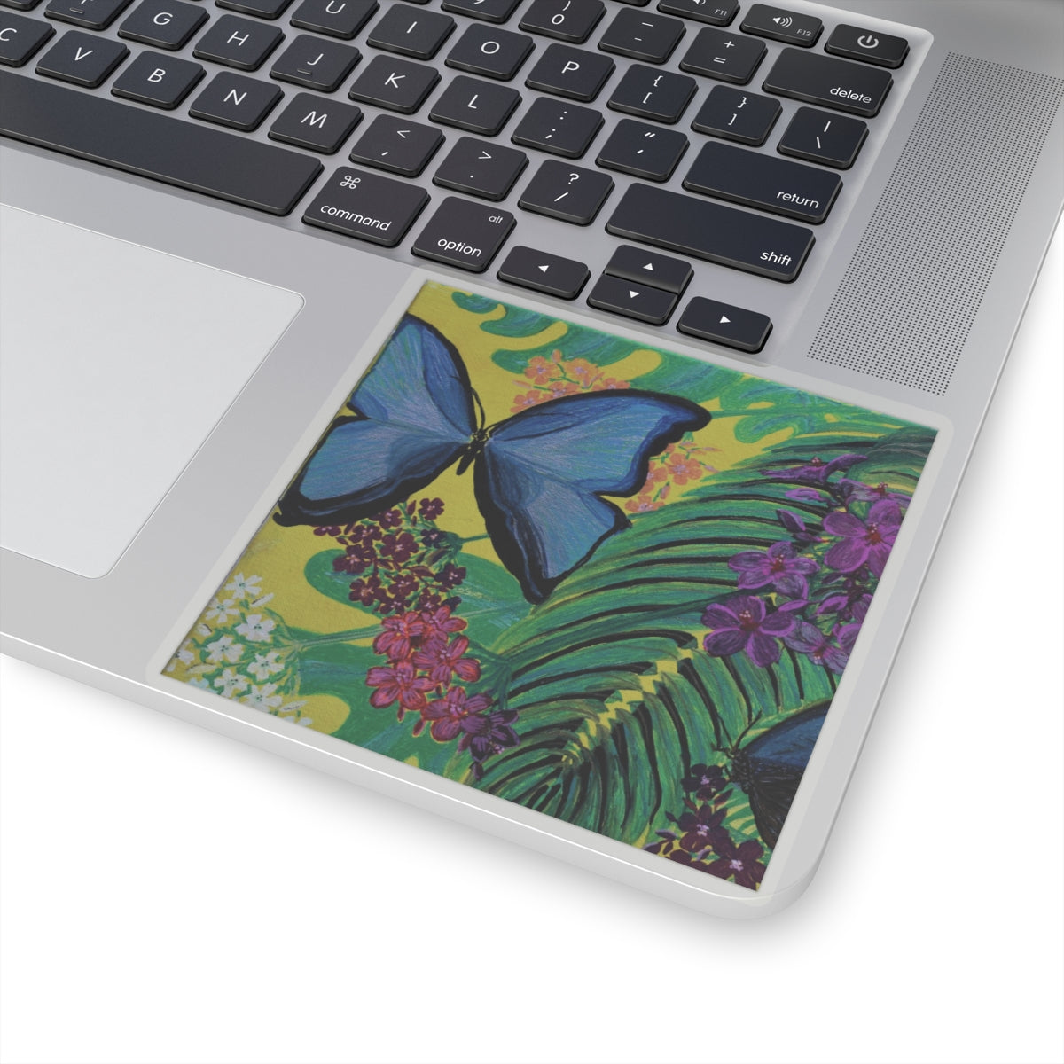 Tropical Butterfly Kiss-Cut Stickers