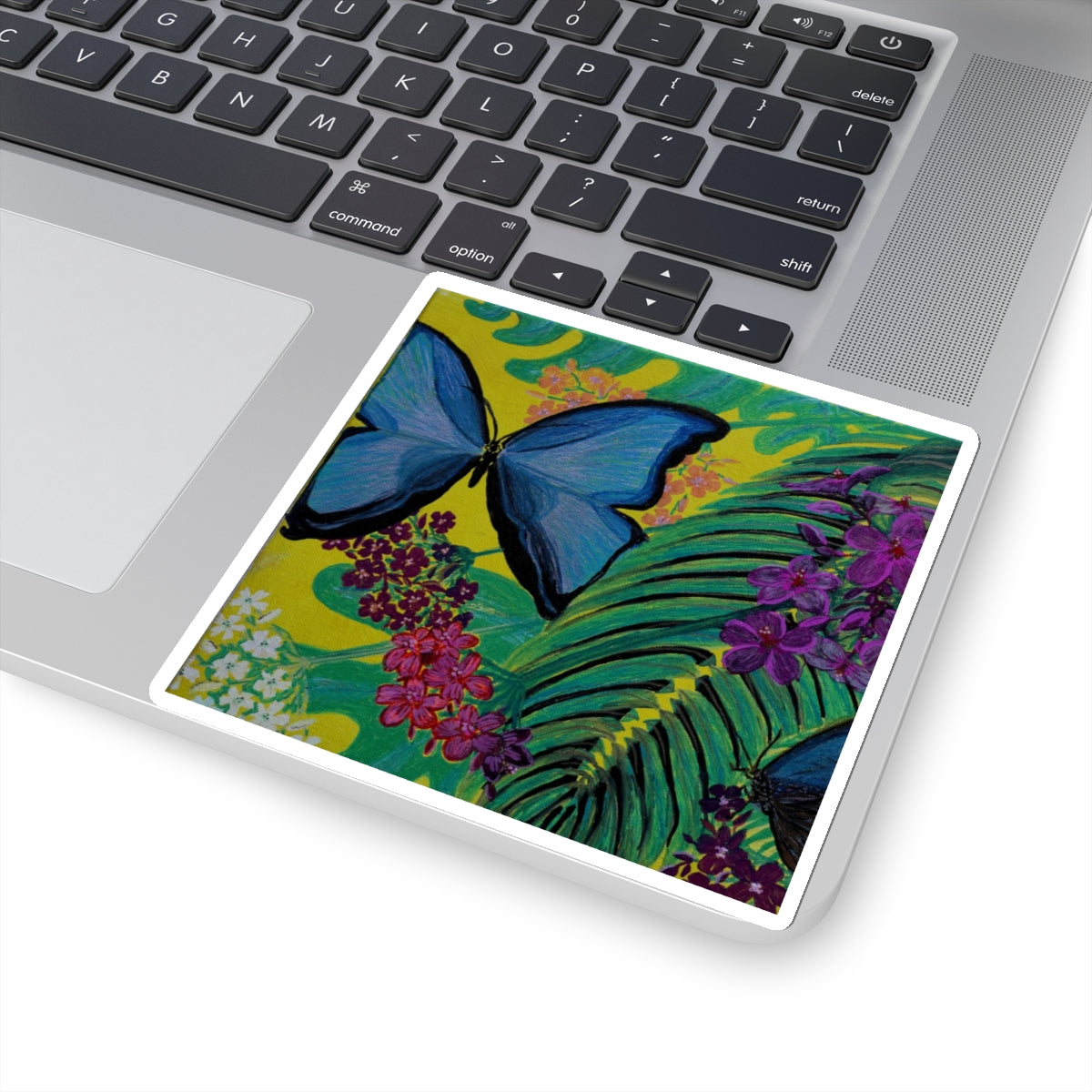 Tropical Butterfly Kiss-Cut Stickers