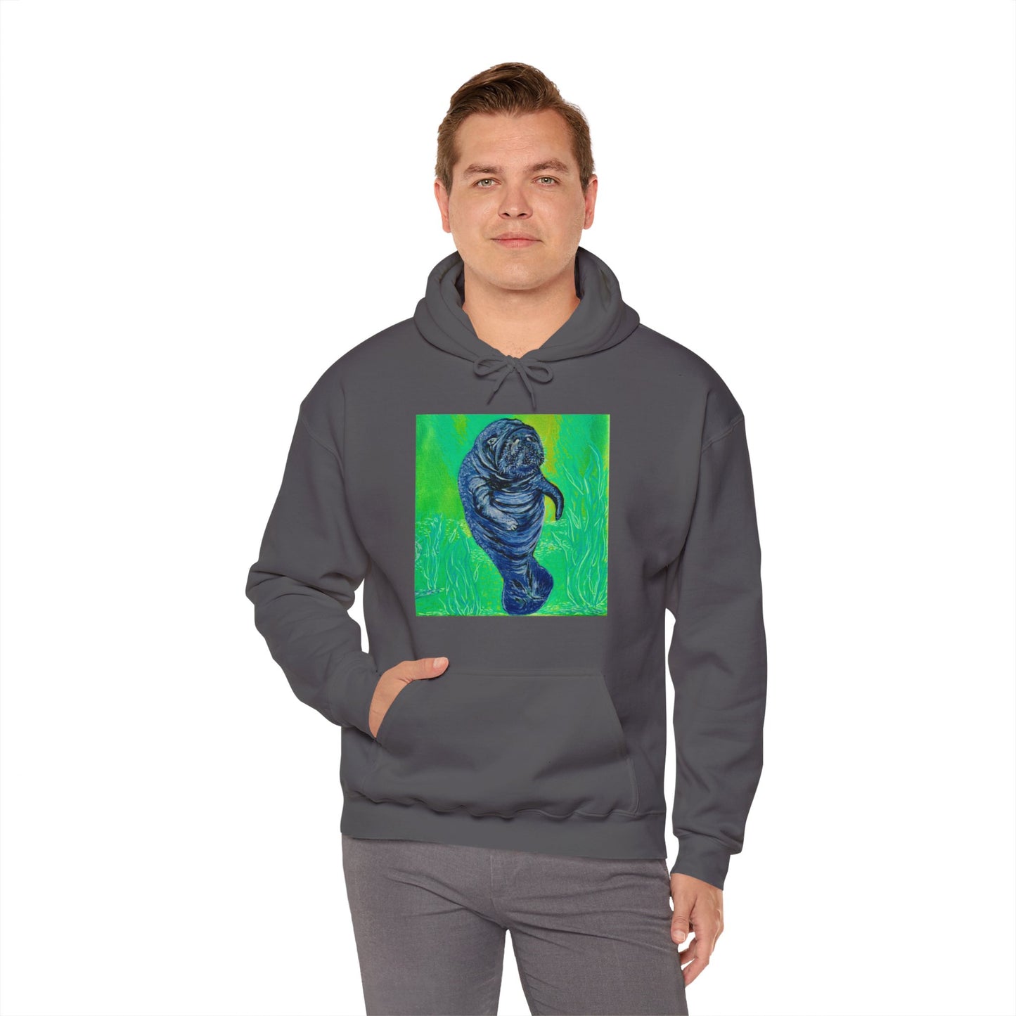 A Bright Future for the Manatee Unisex Heavy Blend™ Hooded Sweatshirt