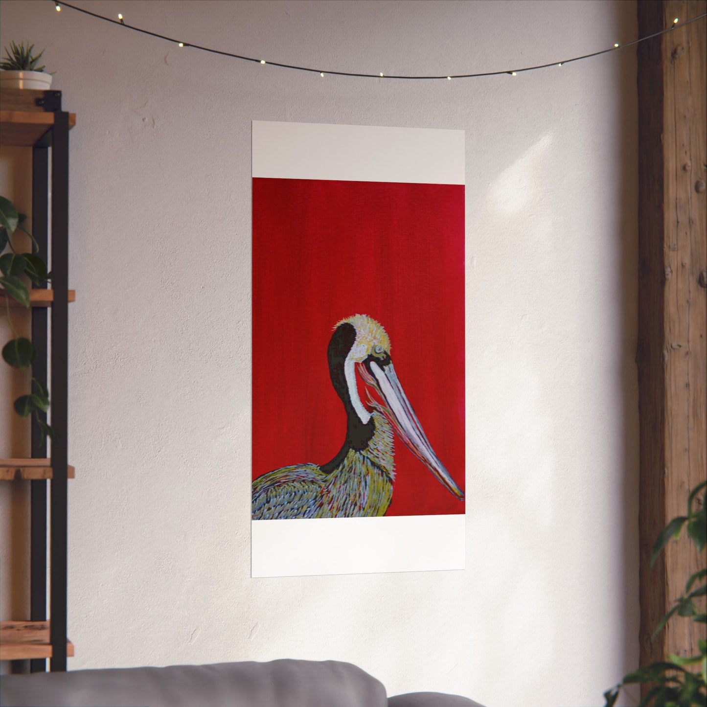 Balanced Pelican Fine Art Matte Vertical Posters