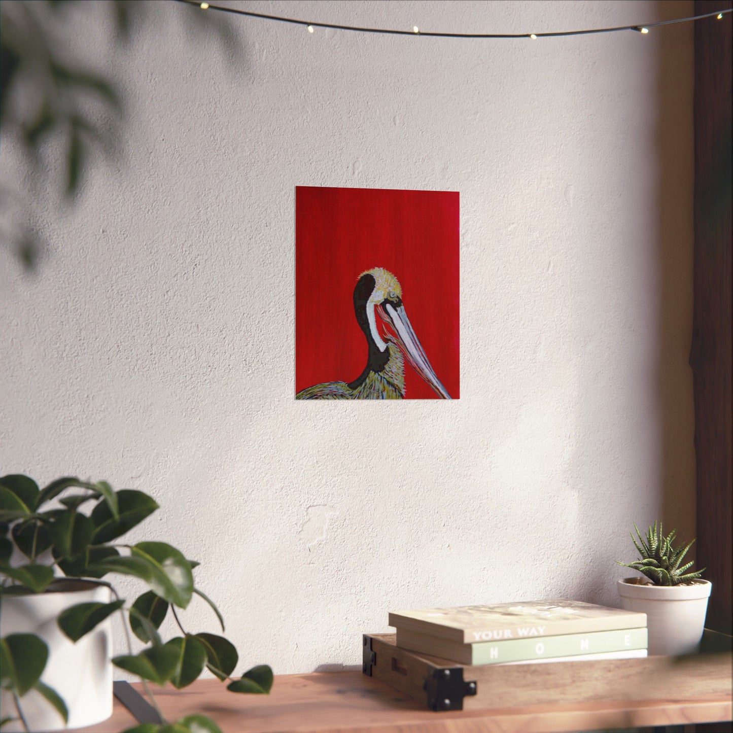 Balanced Pelican Fine Art Matte Vertical Posters