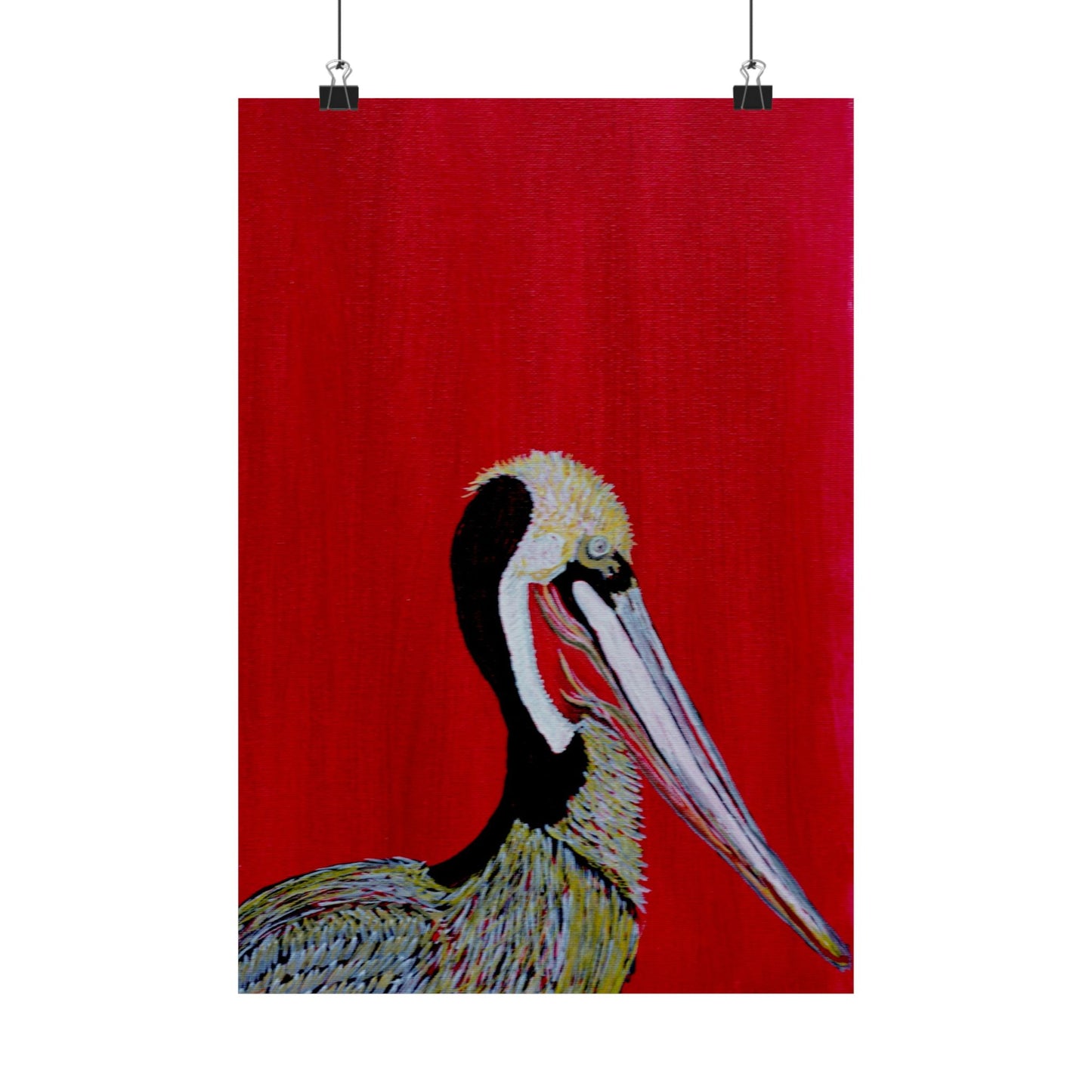 Balanced Pelican Fine Art Matte Vertical Posters