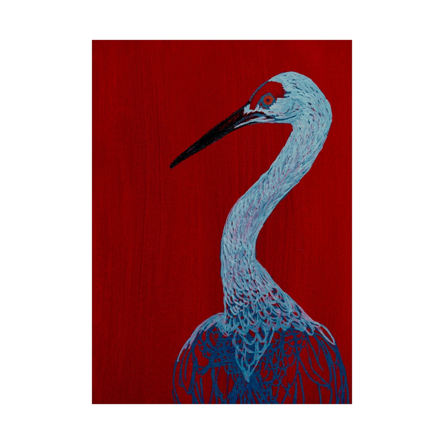 Balanced Crane Fine Art Matte Vertical Posters