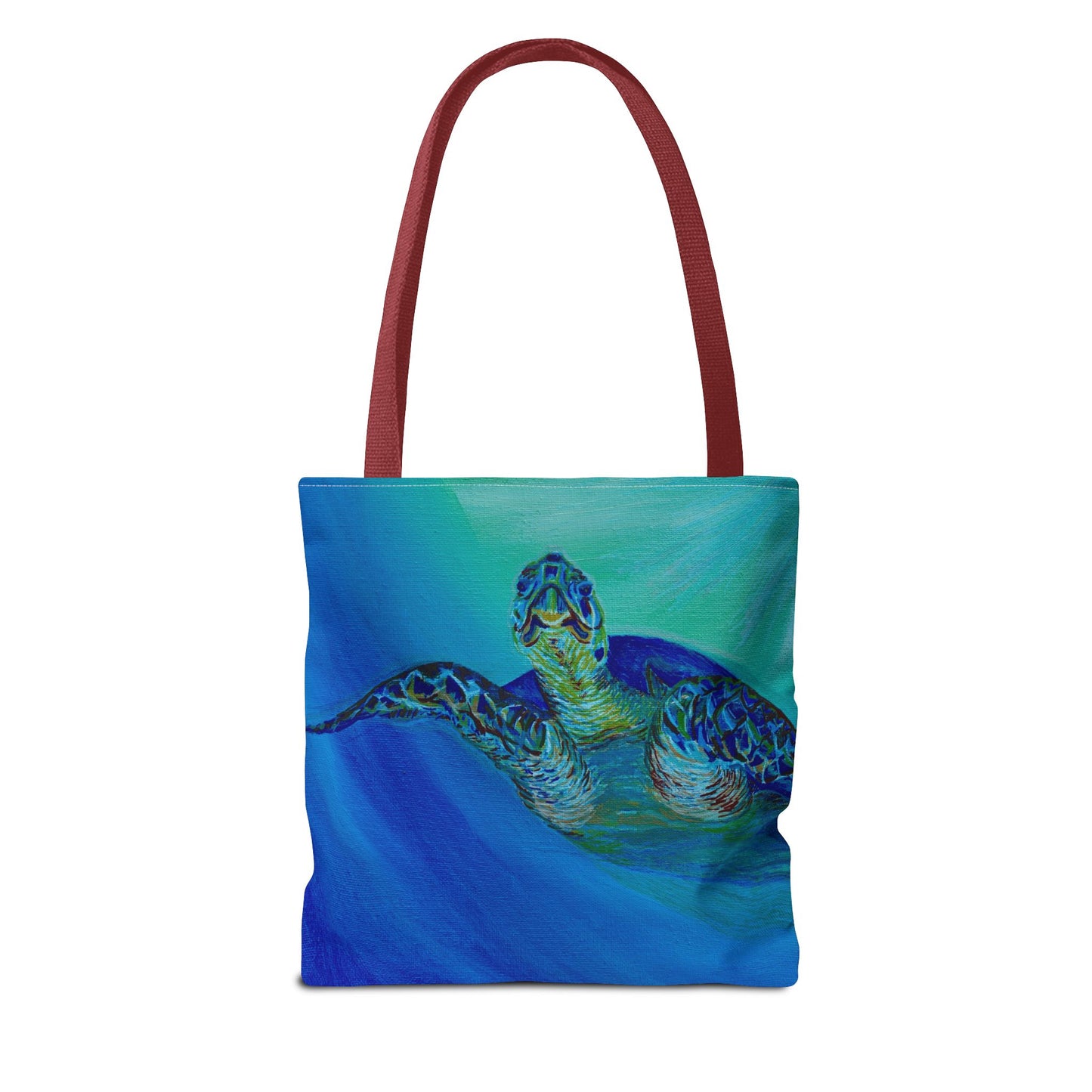 Painted Sea Turtles Fine Art Tote Bag (AOP)