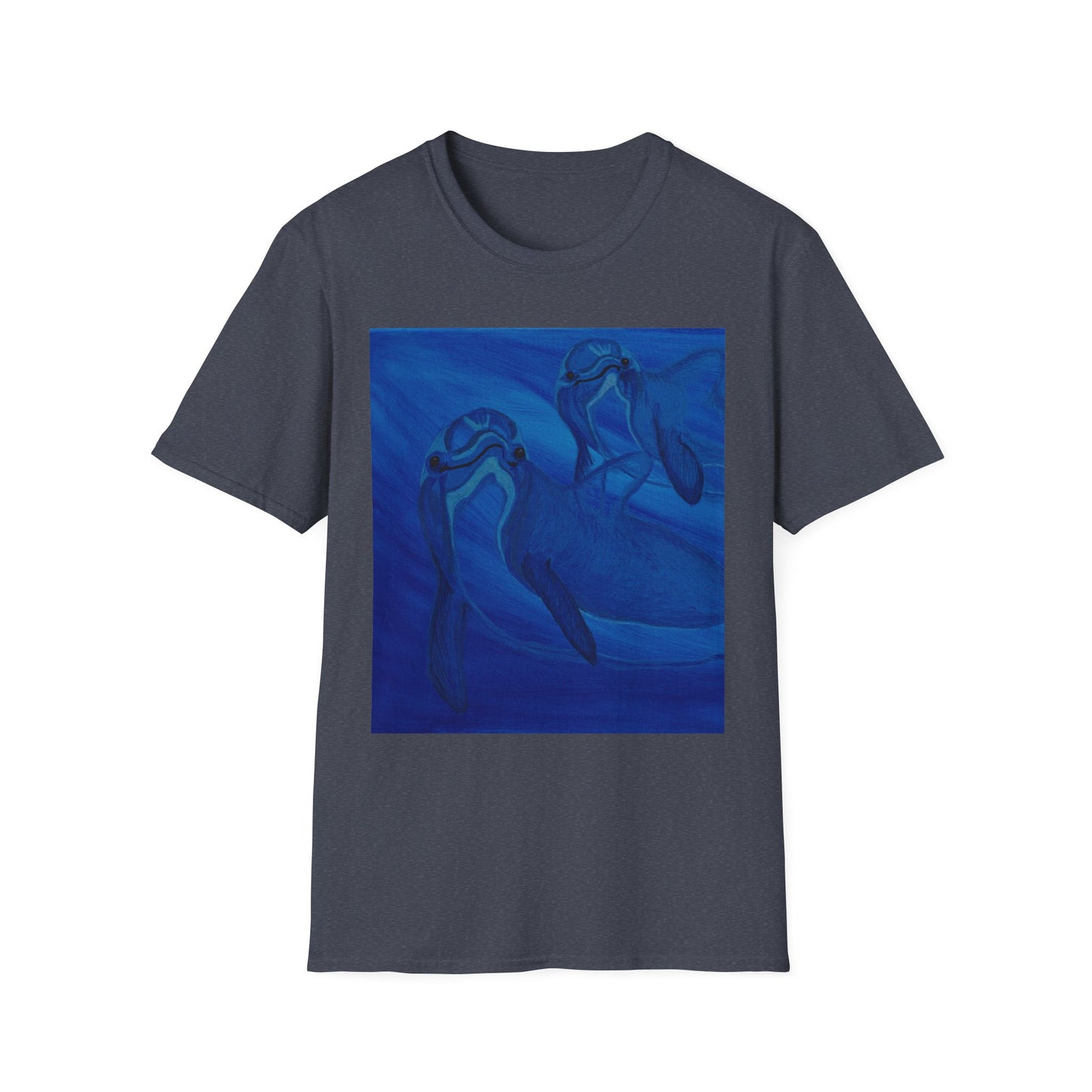 Dolphin You're Not Alone Unisex Softstyle T-Shirt