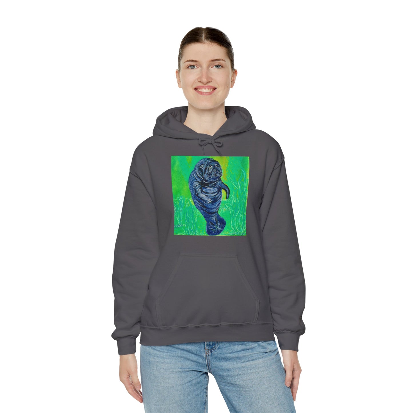 A Bright Future for the Manatee Unisex Heavy Blend™ Hooded Sweatshirt