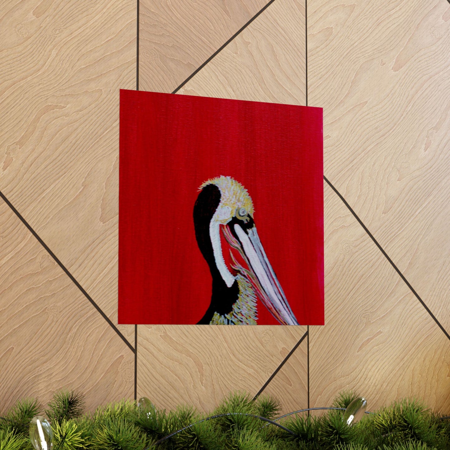 Balanced Pelican Fine Art Matte Vertical Posters