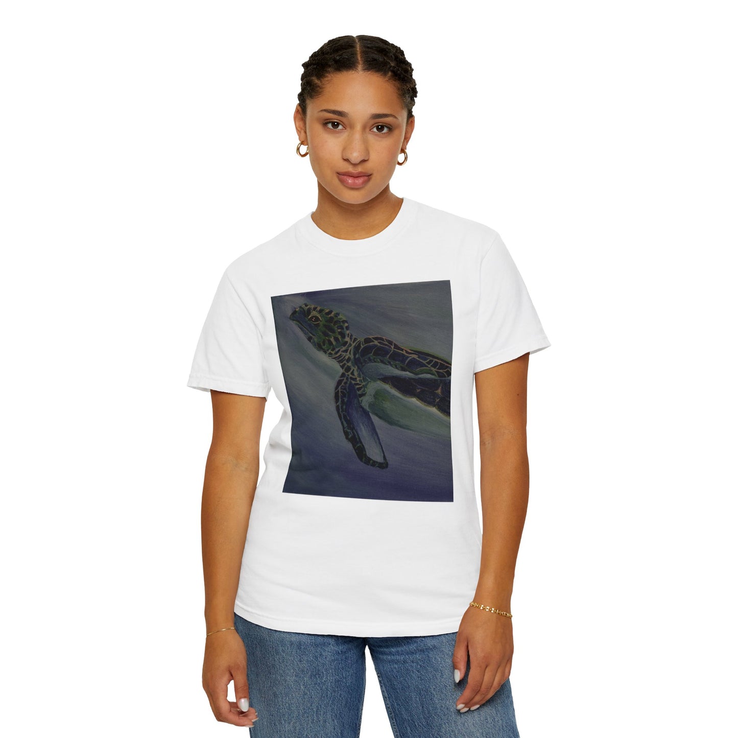 Hawksbill Turtle Unisex Garment-Dyed T-shirt