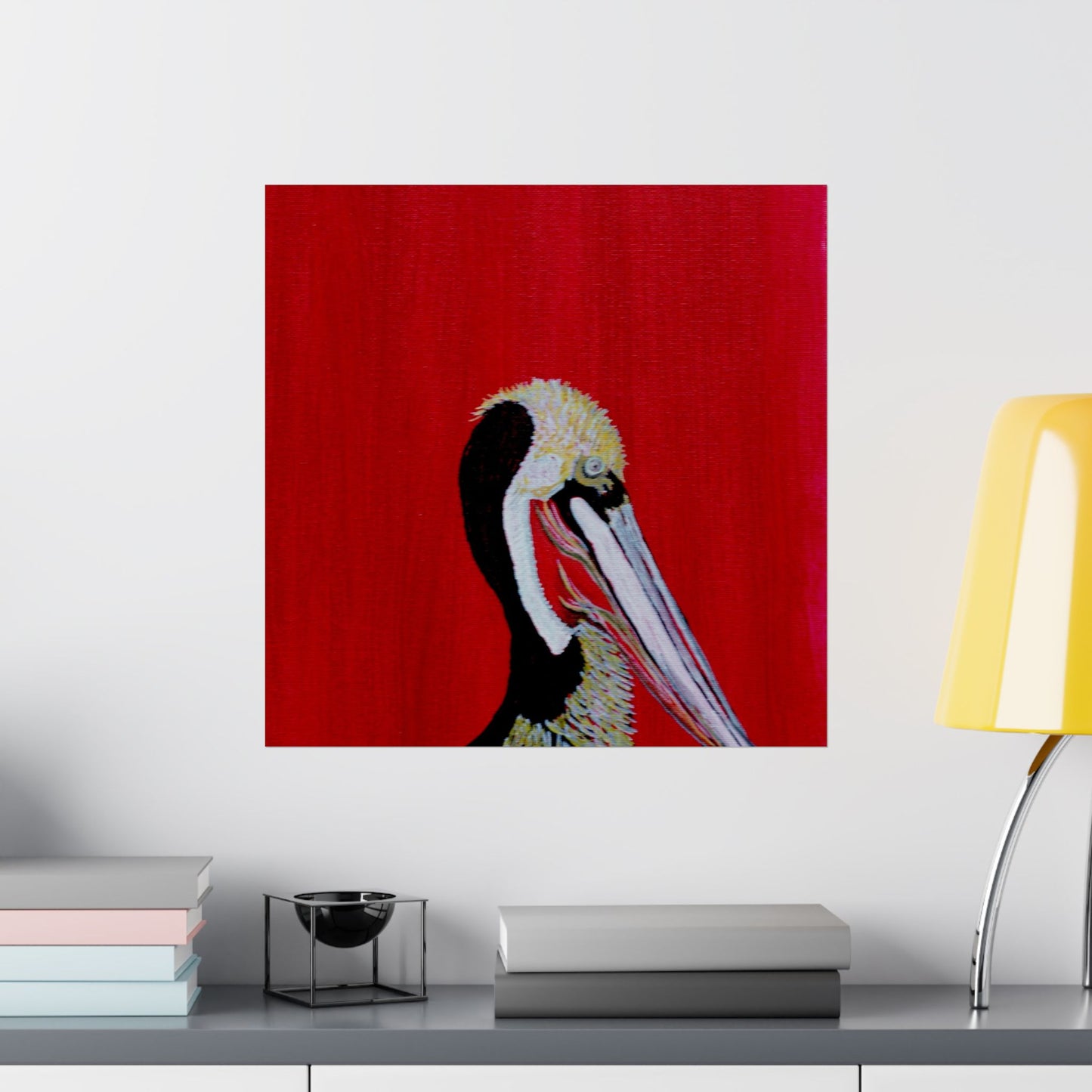 Balanced Pelican Fine Art Matte Vertical Posters