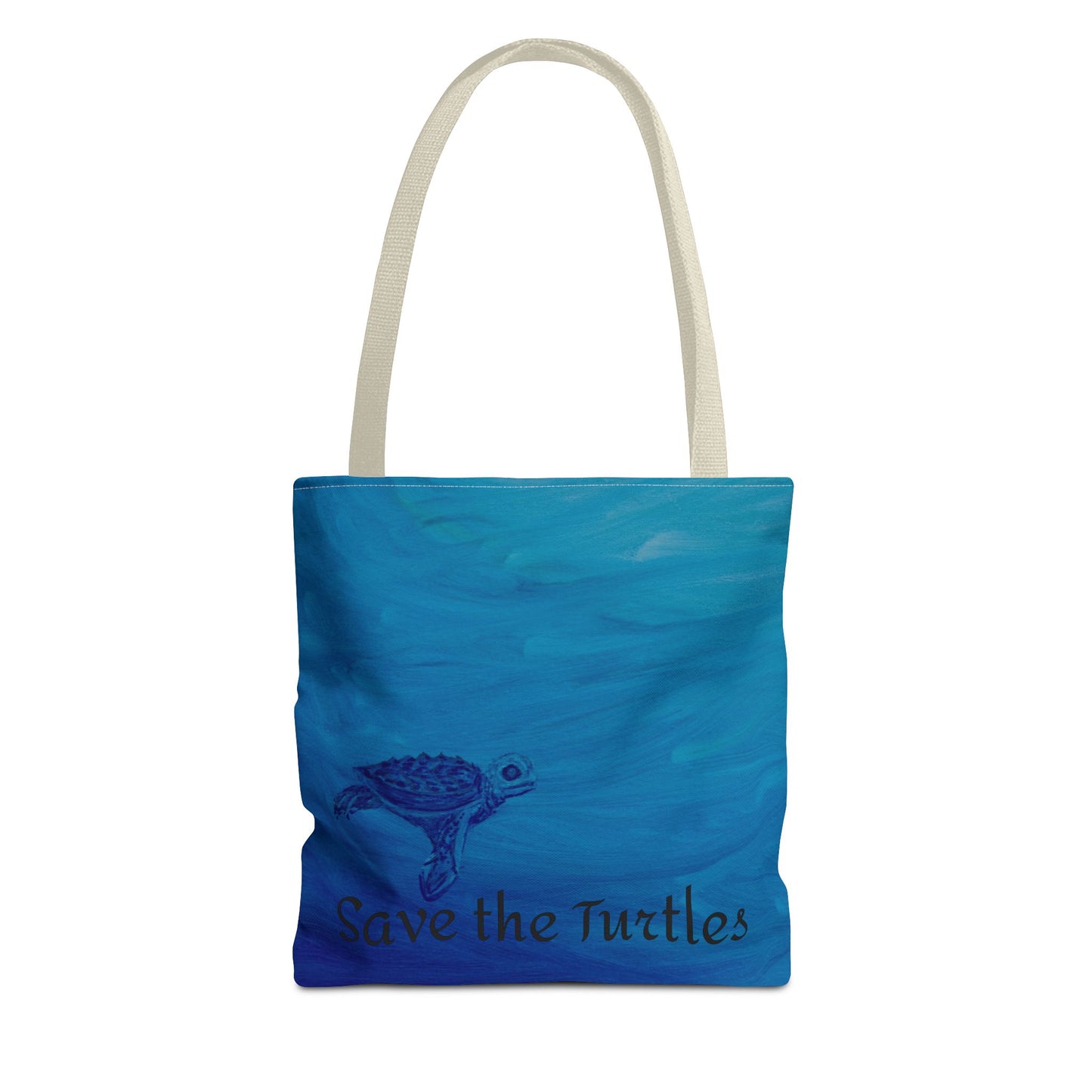 Save the Turtles Tote Bag (AOP)