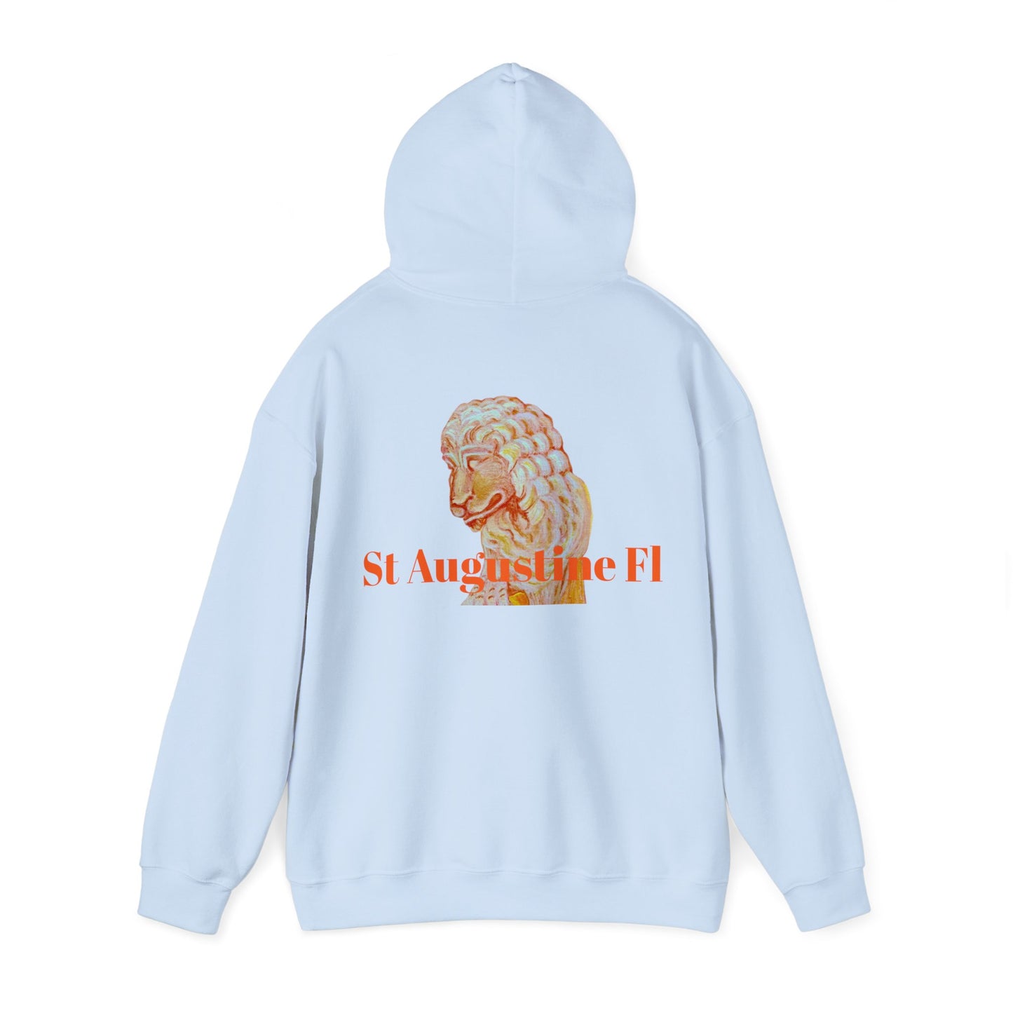 St Augustine Bridge of Lions Unisex Heavy Blend™ Hooded Sweatshirt