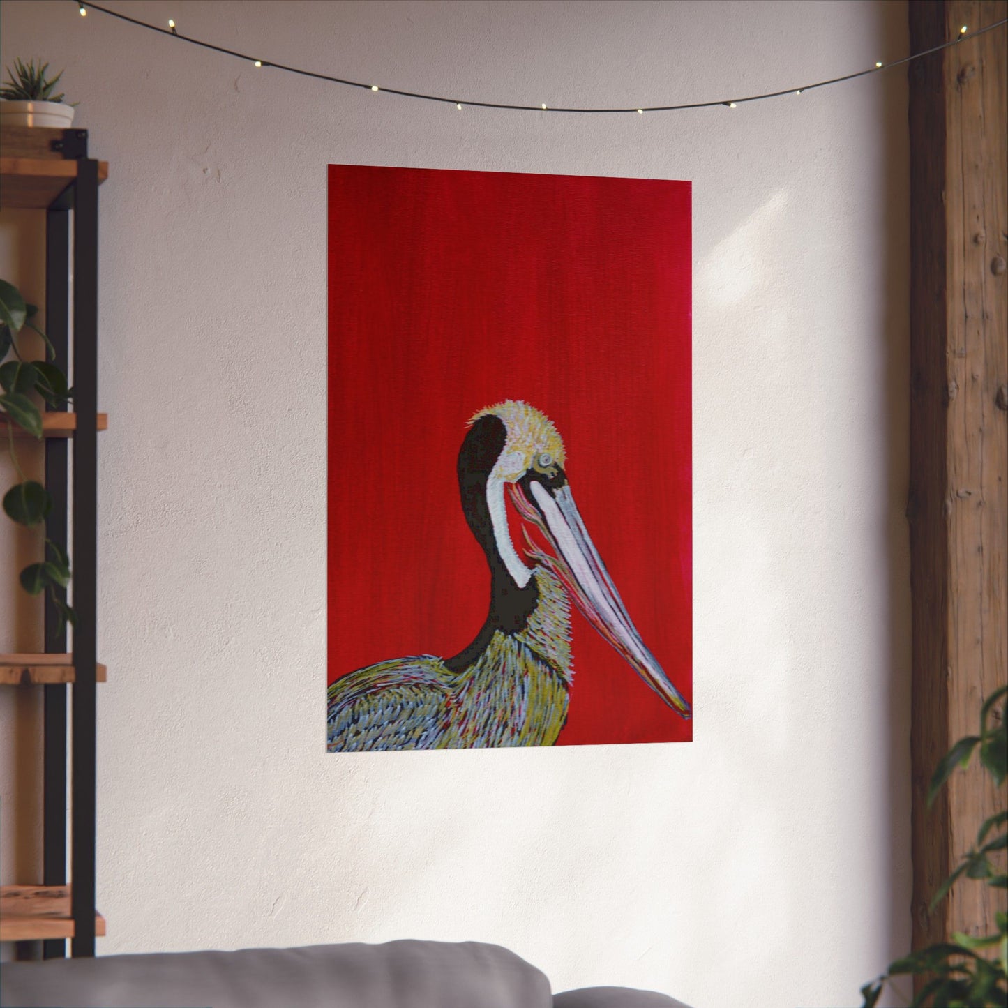 Balanced Pelican Fine Art Matte Vertical Posters