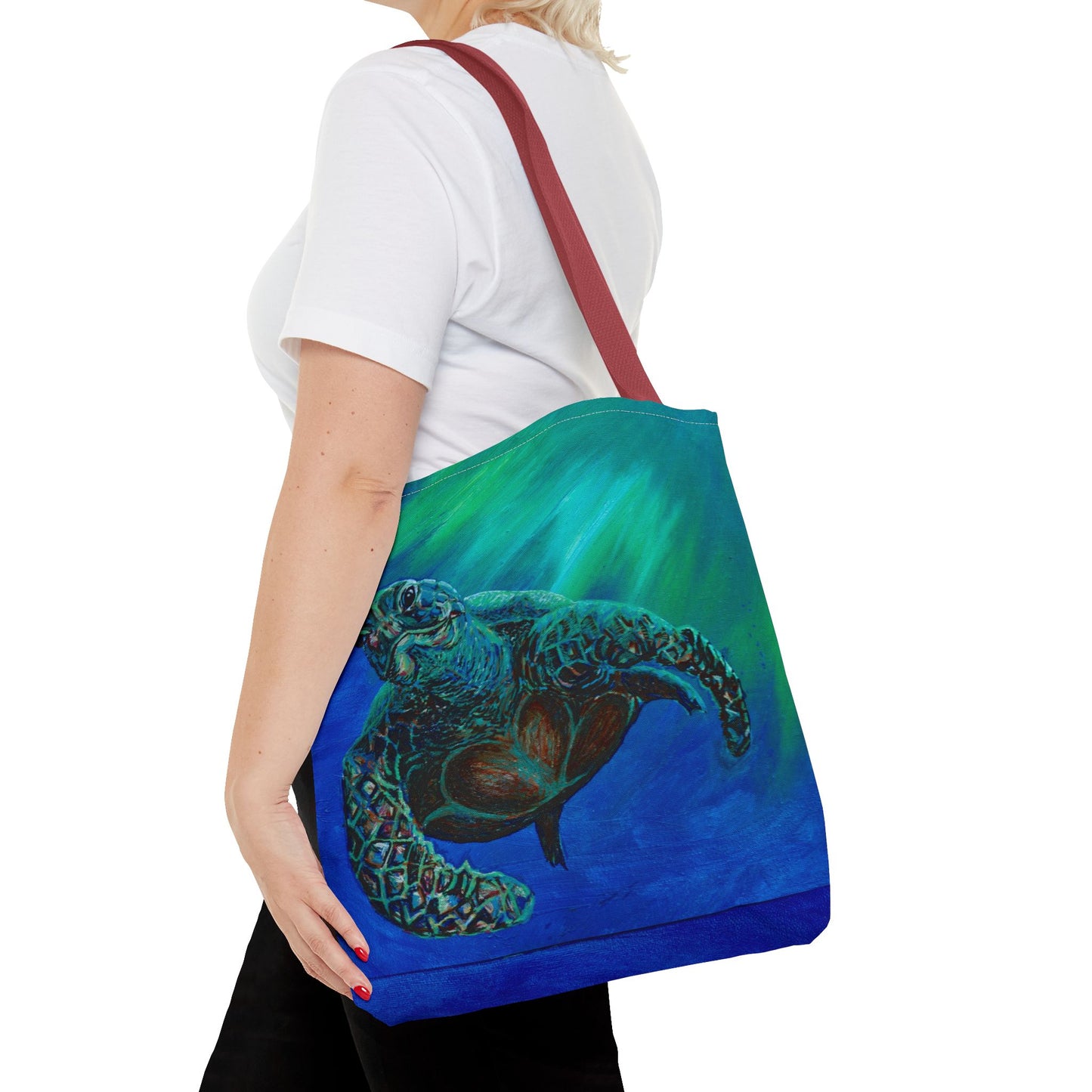 Fine Art Sea Turtles Tote Bag (AOP)