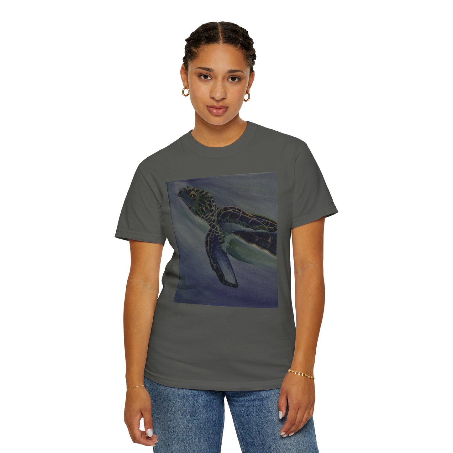 Hawksbill Turtle Unisex Garment-Dyed T-shirt