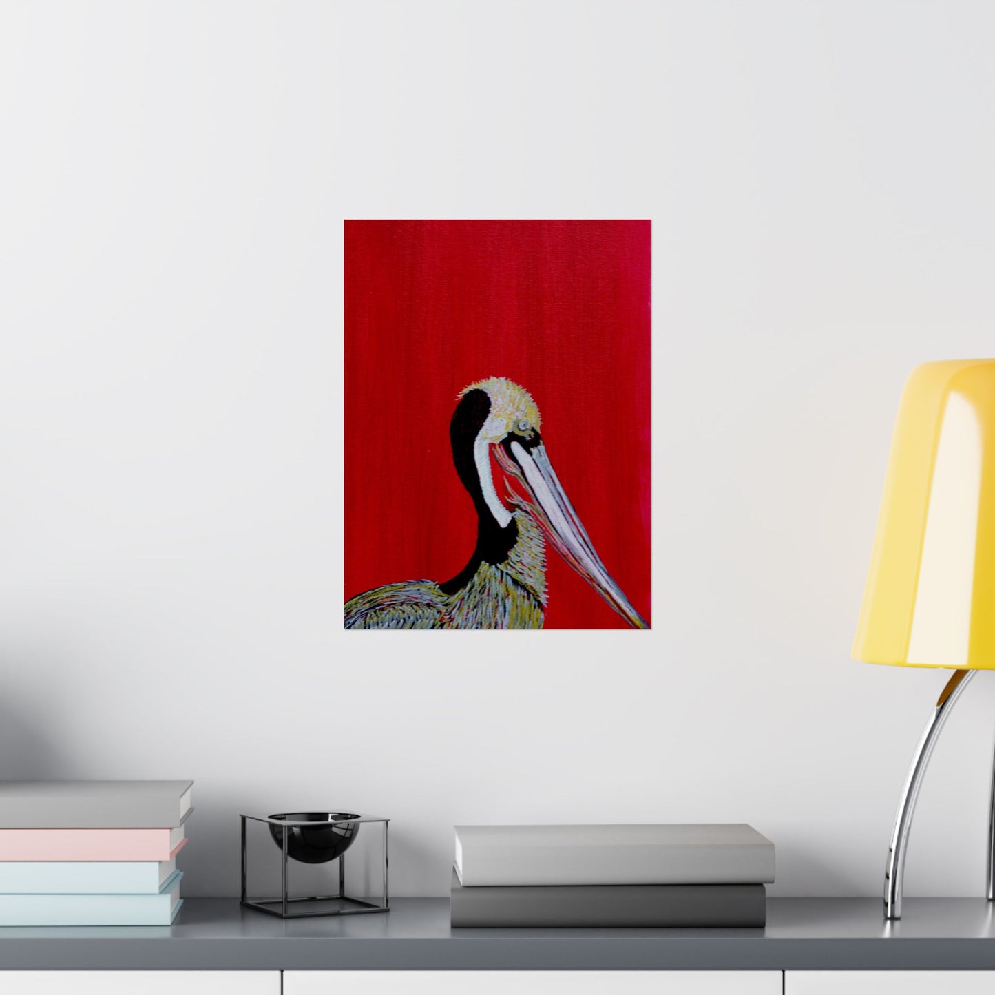 Balanced Pelican Fine Art Matte Vertical Posters