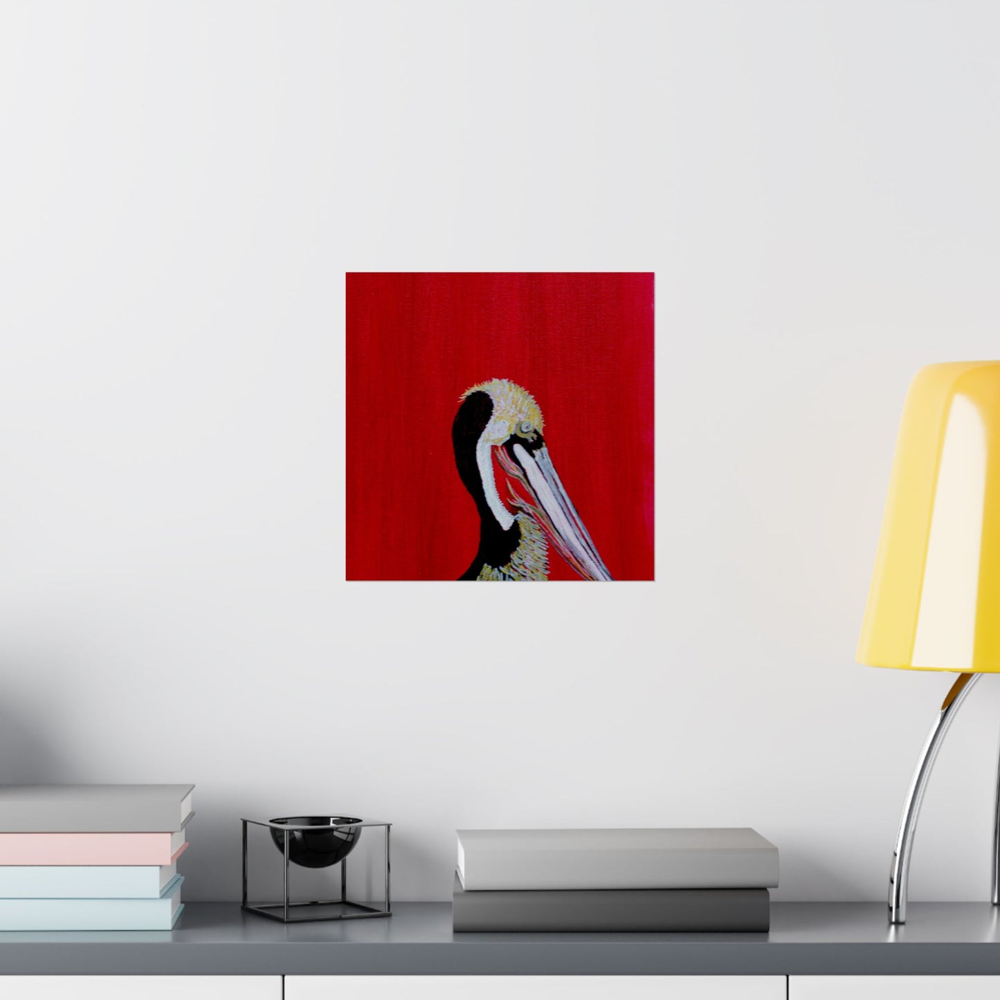 Balanced Pelican Fine Art Matte Vertical Posters