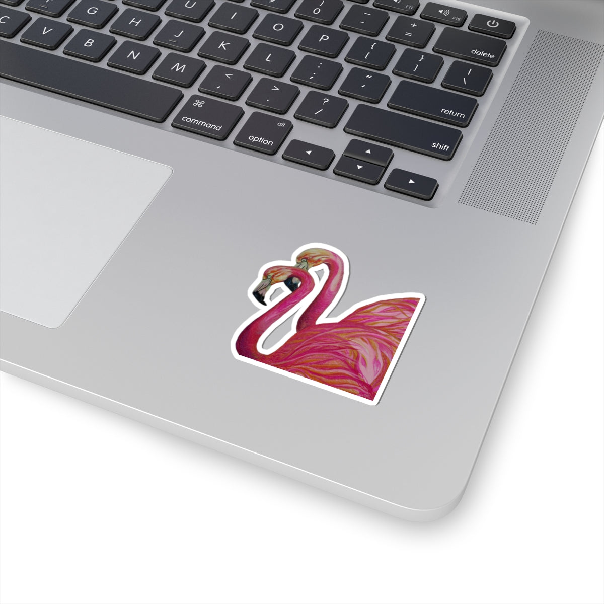 Love Flamingos Kiss-Cut Stickers