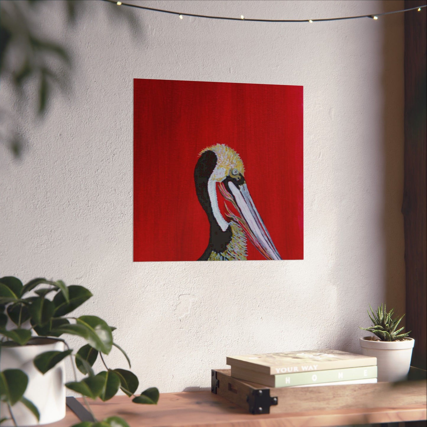 Balanced Pelican Fine Art Matte Vertical Posters