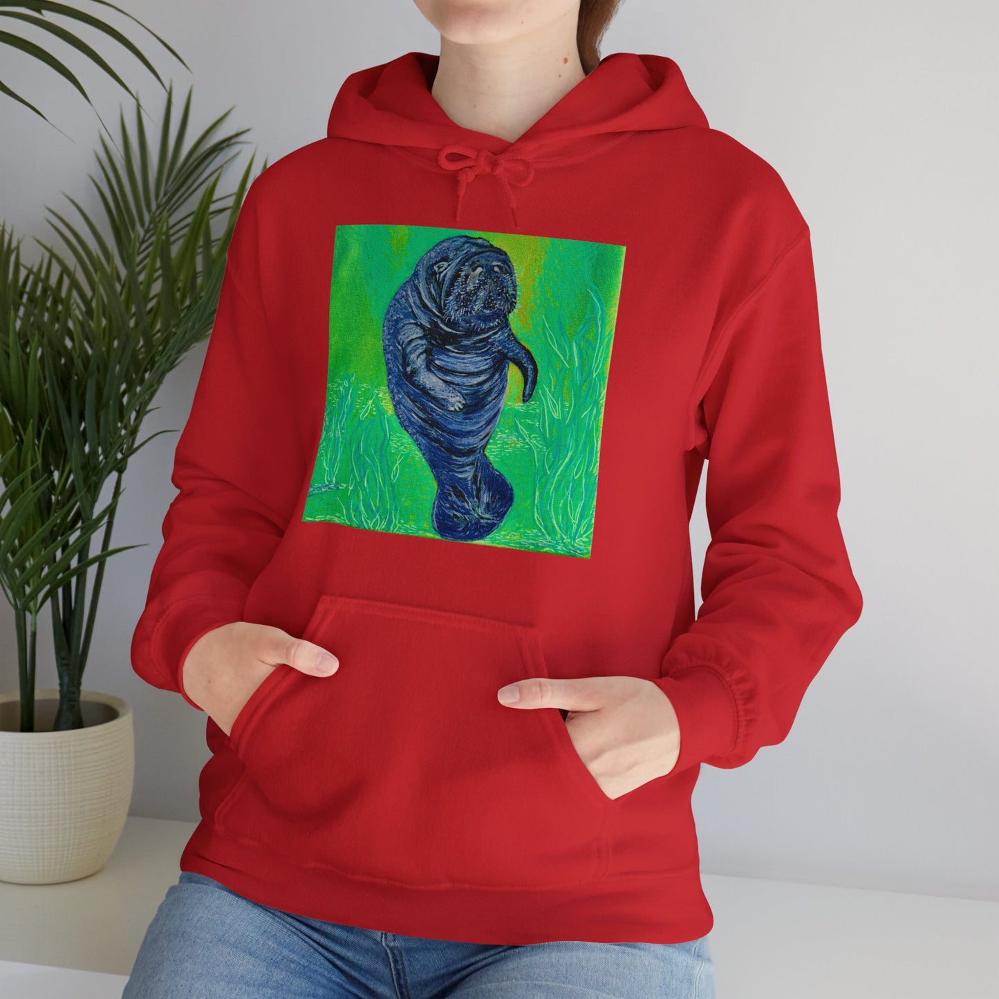 A Bright Future for the Manatee Unisex Heavy Blend™ Hooded Sweatshirt