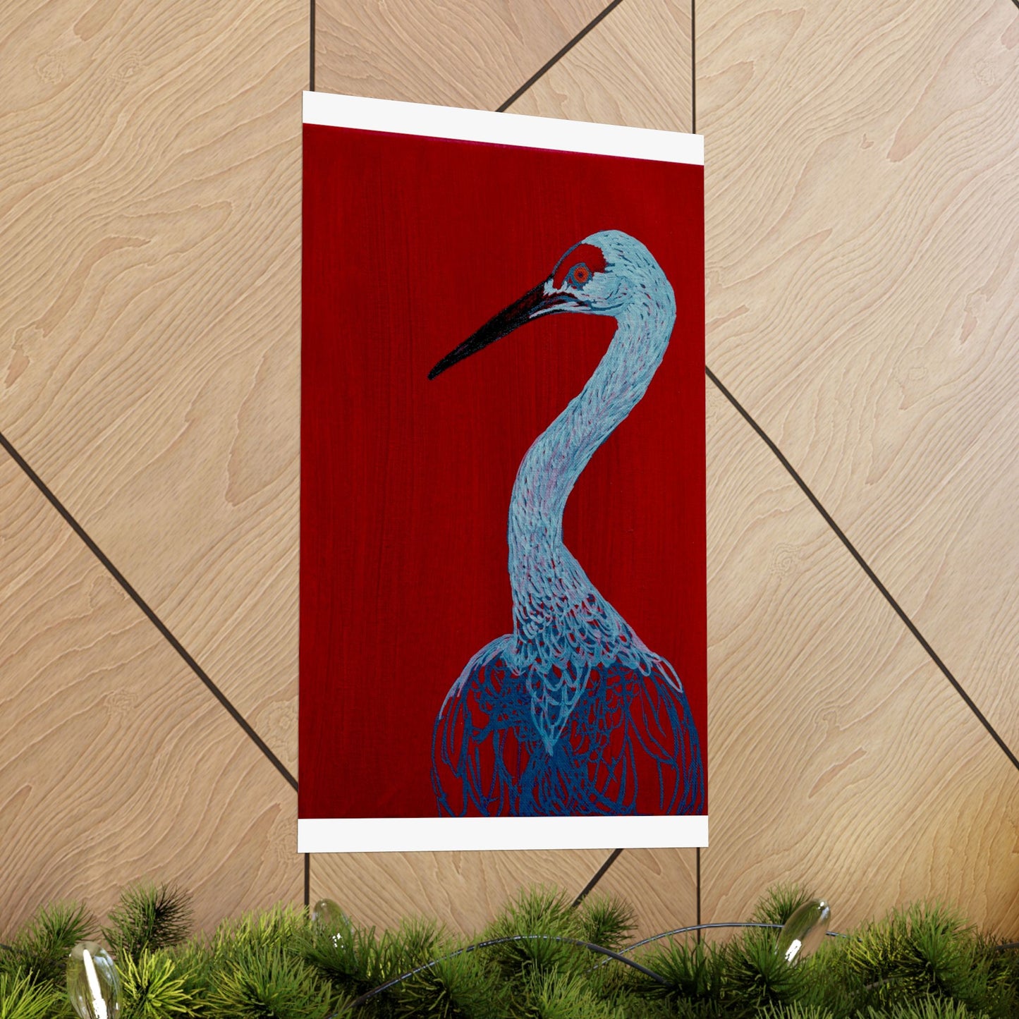 Balanced Crane Fine Art Matte Vertical Posters