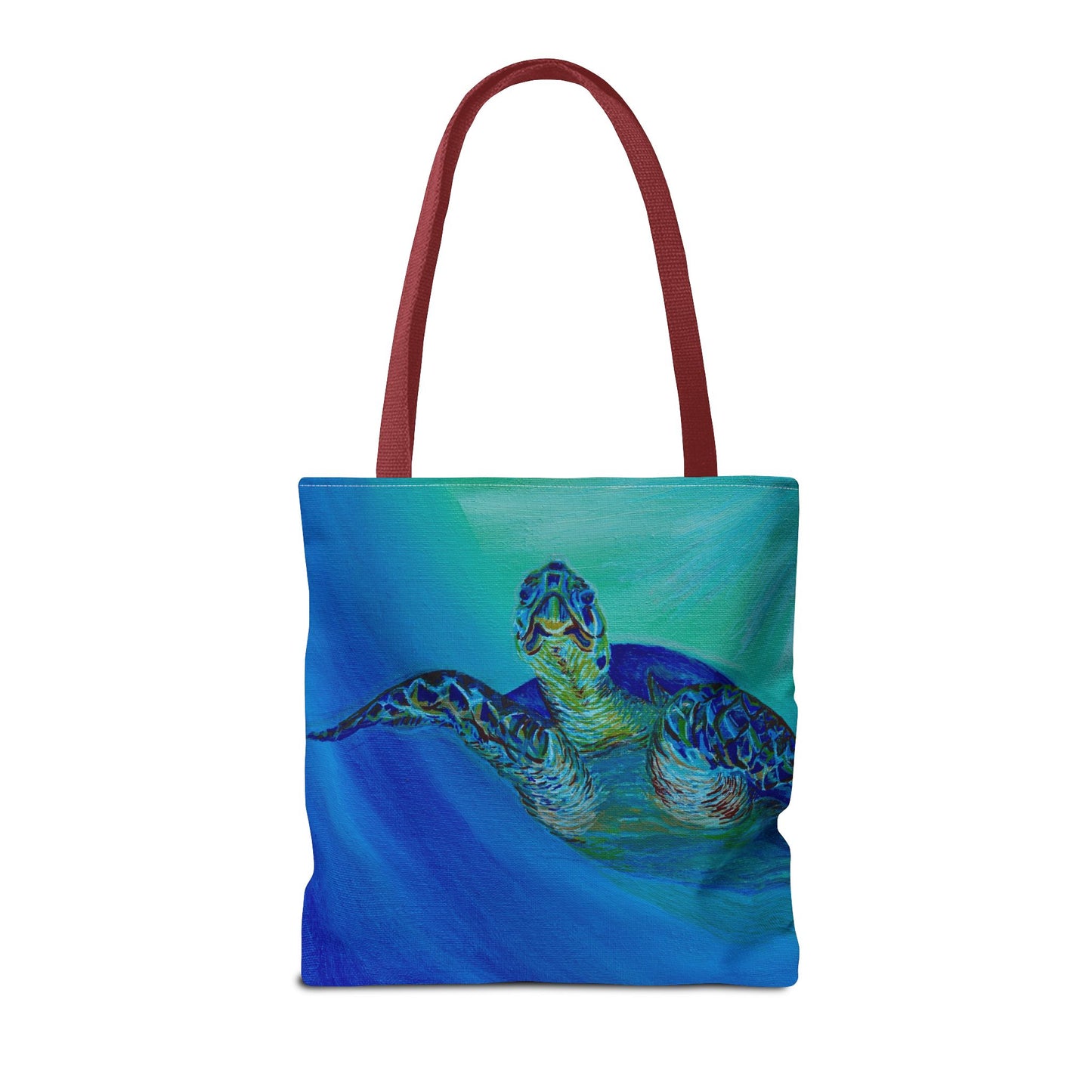 Painted Sea Turtles Fine Art Tote Bag (AOP)