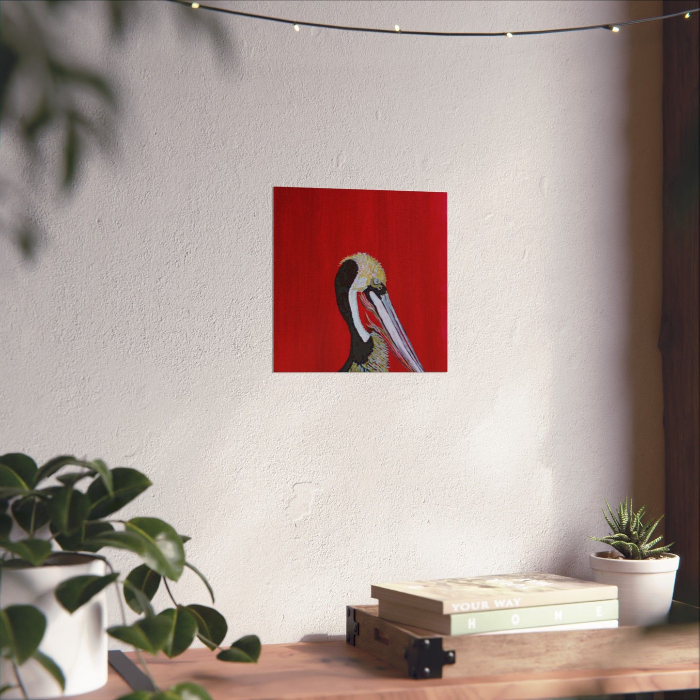 Balanced Pelican Fine Art Matte Vertical Posters