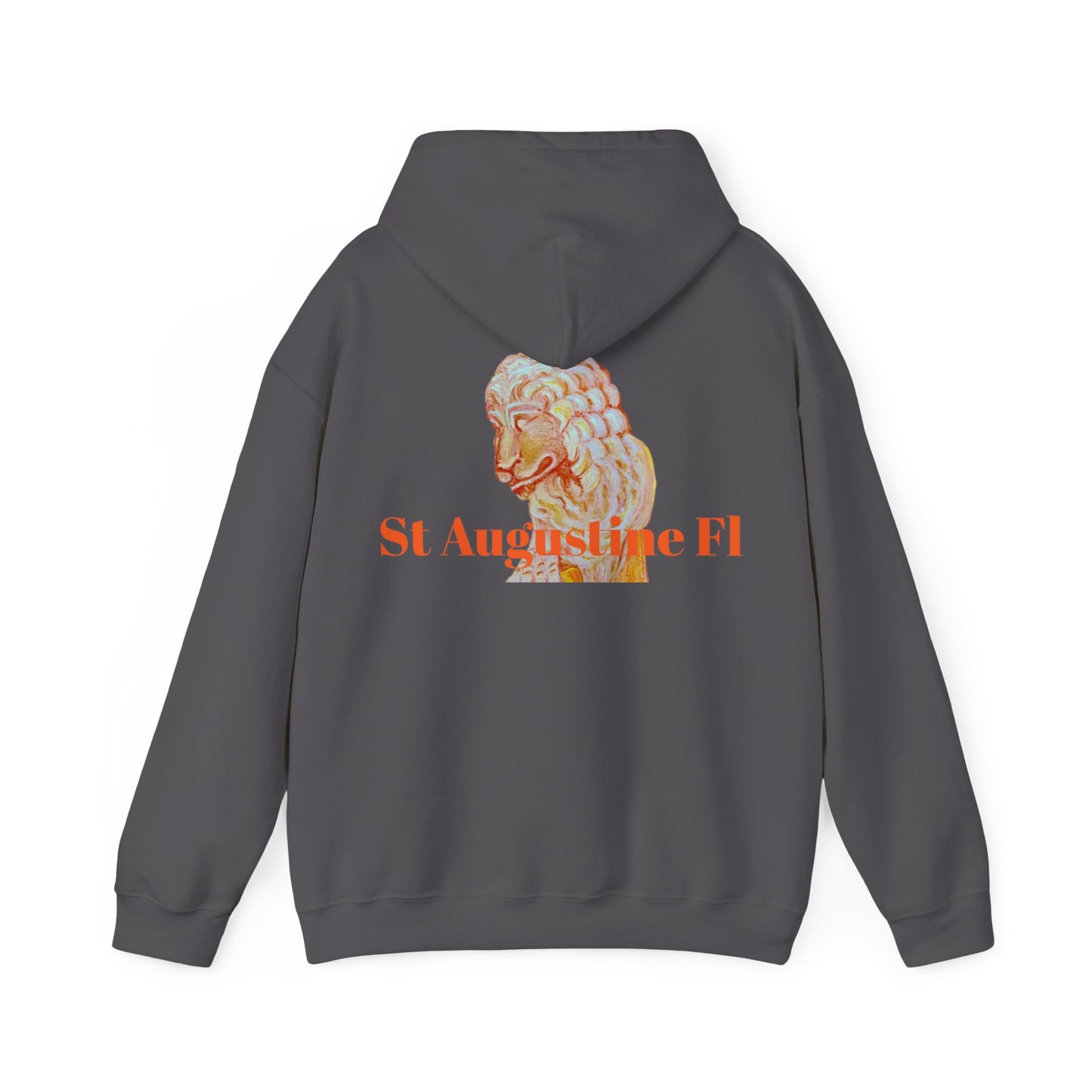 St Augustine Bridge of Lions Unisex Heavy Blend™ Hooded Sweatshirt