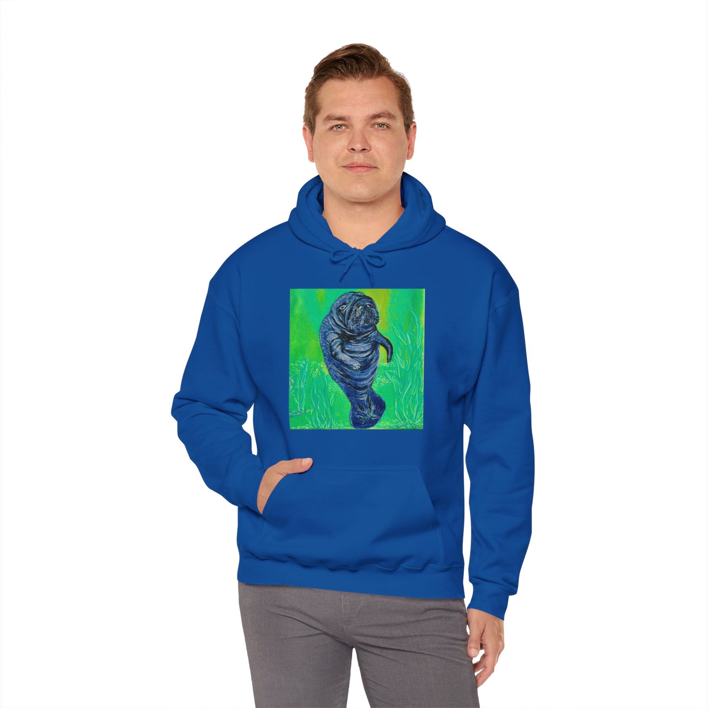 A Bright Future for the Manatee Unisex Heavy Blend™ Hooded Sweatshirt