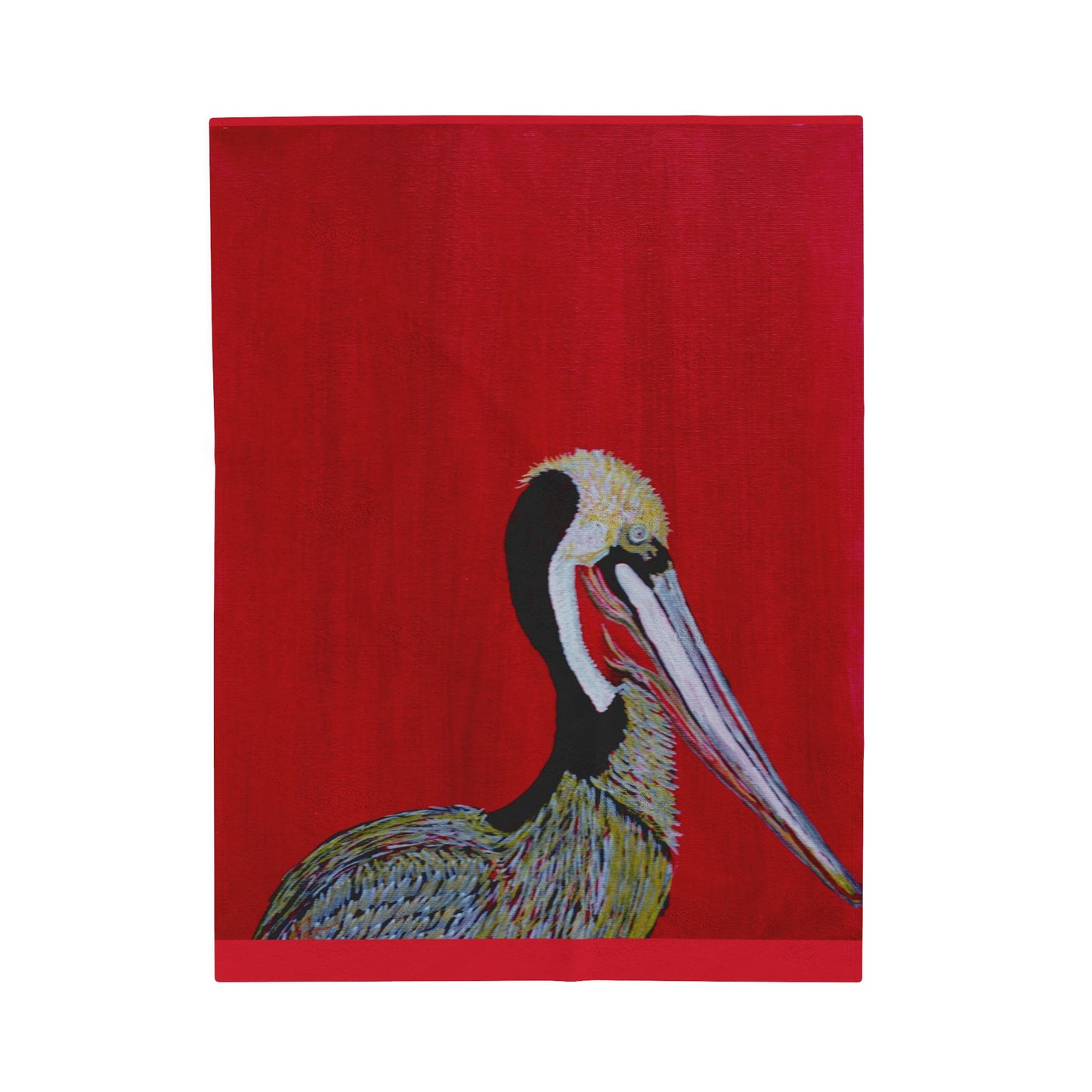 Balanced Pelican Fine Art Velveteen Plush Blanket