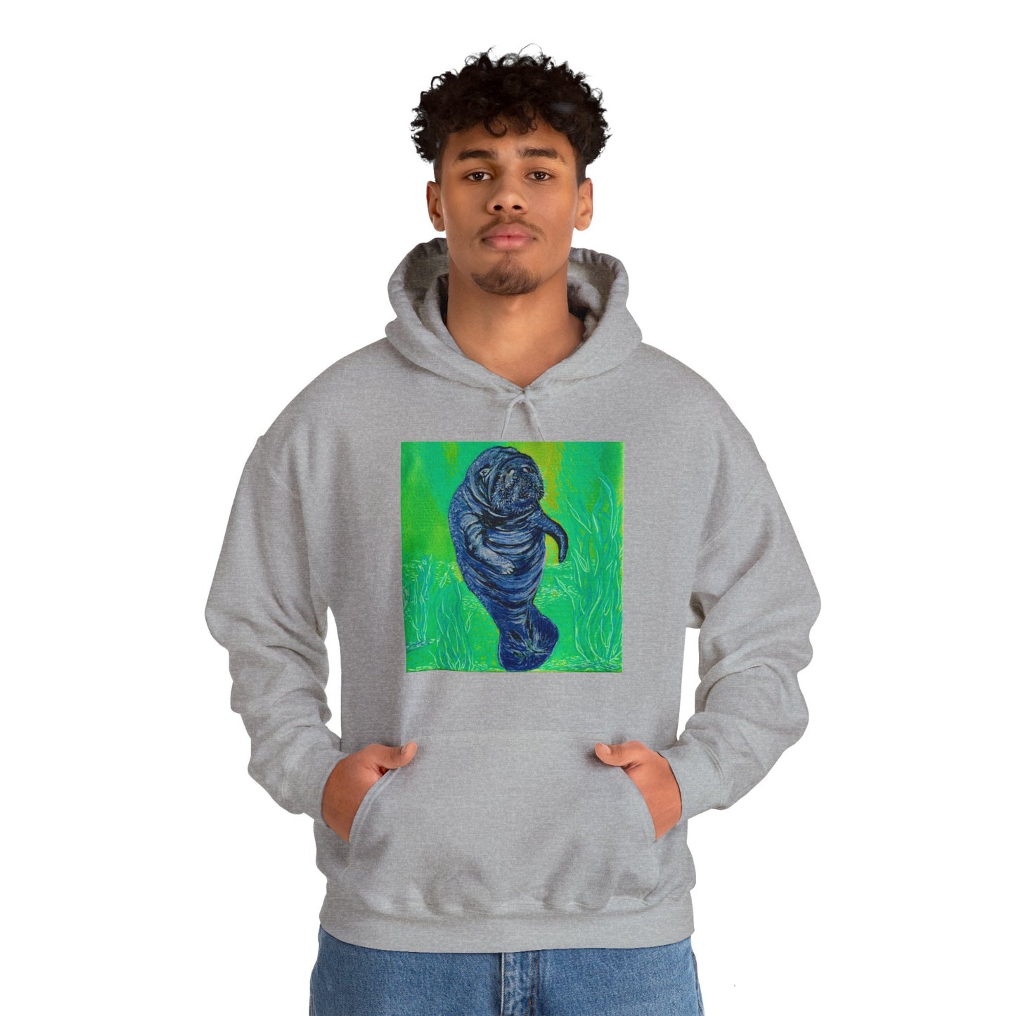 A Bright Future for the Manatee Unisex Heavy Blend™ Hooded Sweatshirt