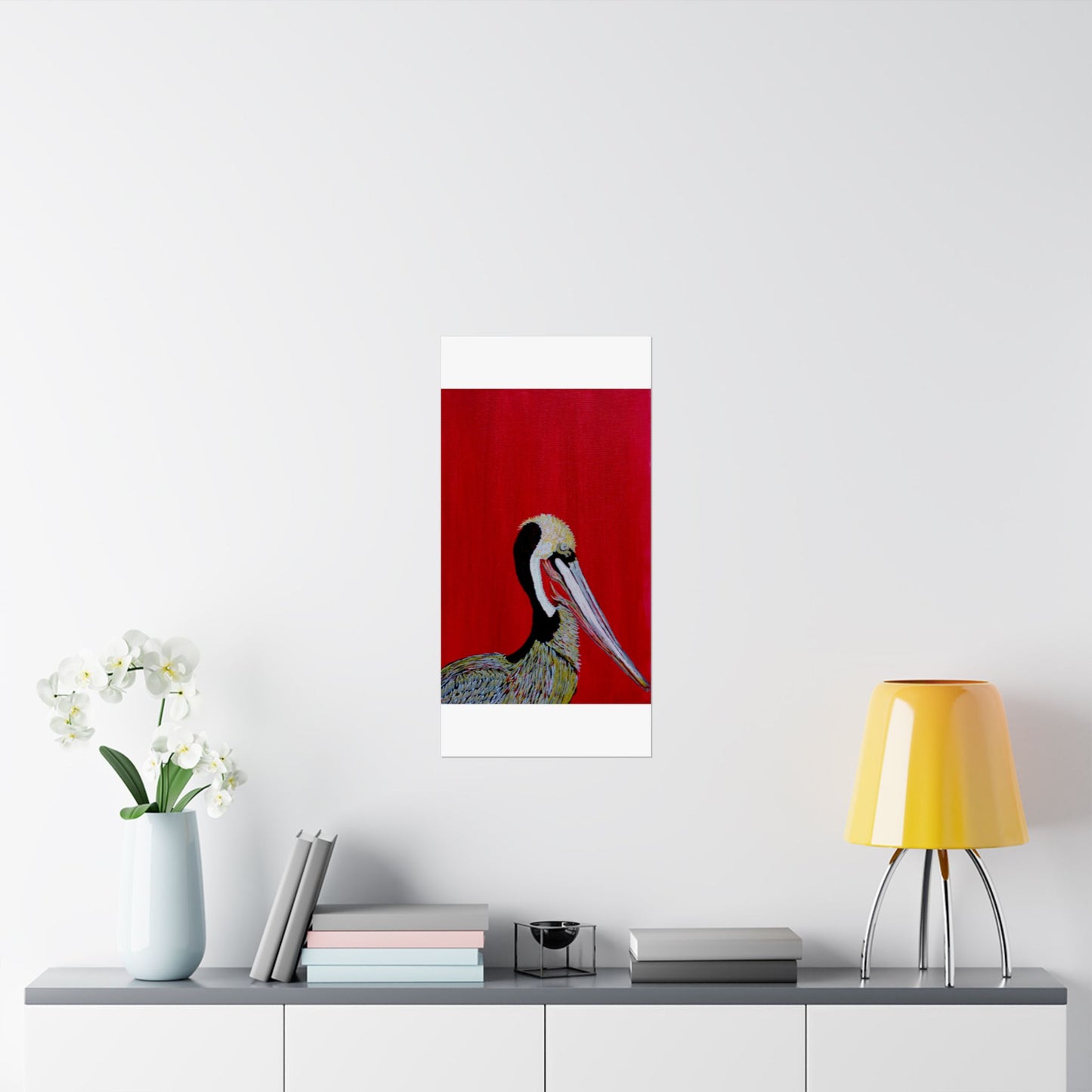 Balanced Pelican Fine Art Matte Vertical Posters