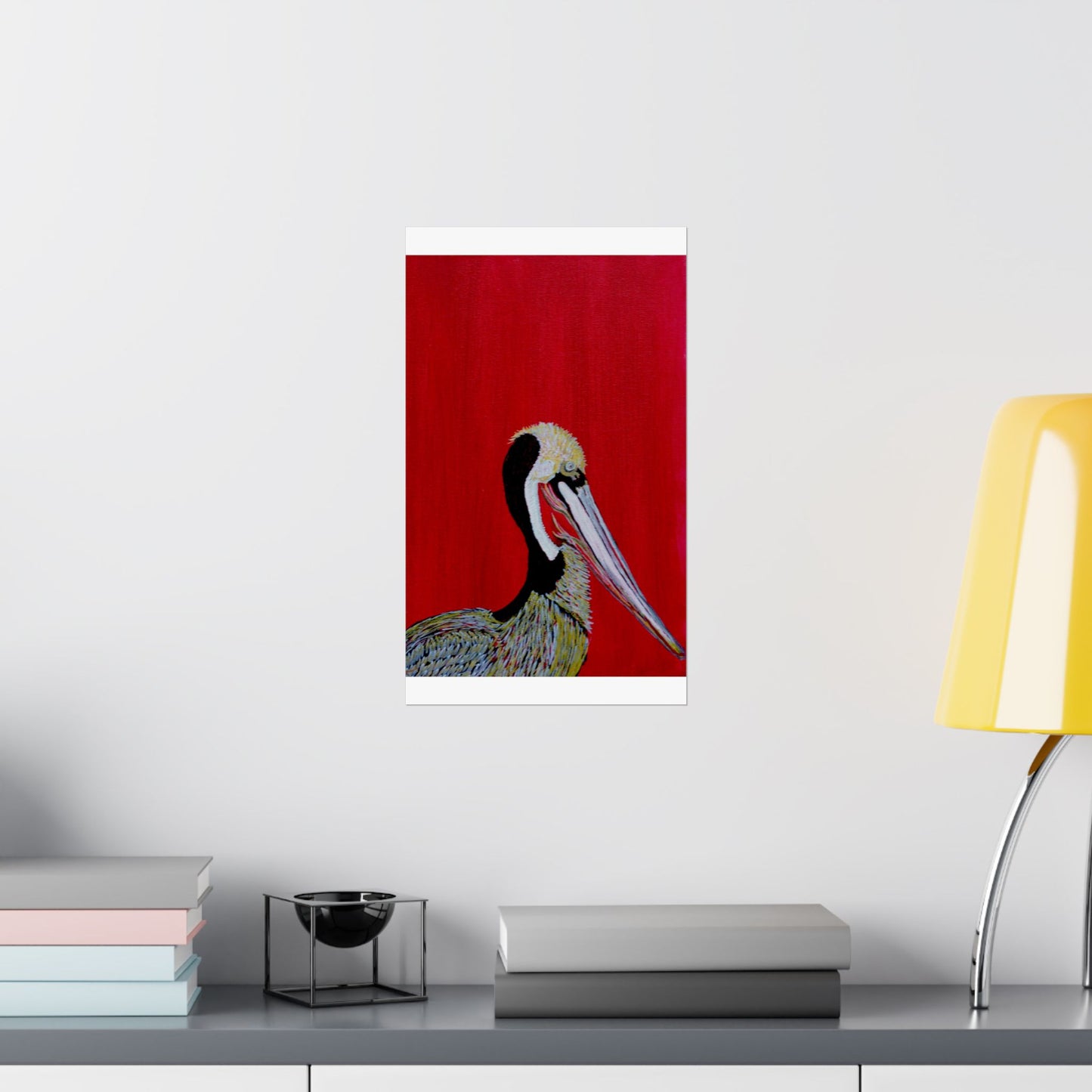 Balanced Pelican Fine Art Matte Vertical Posters