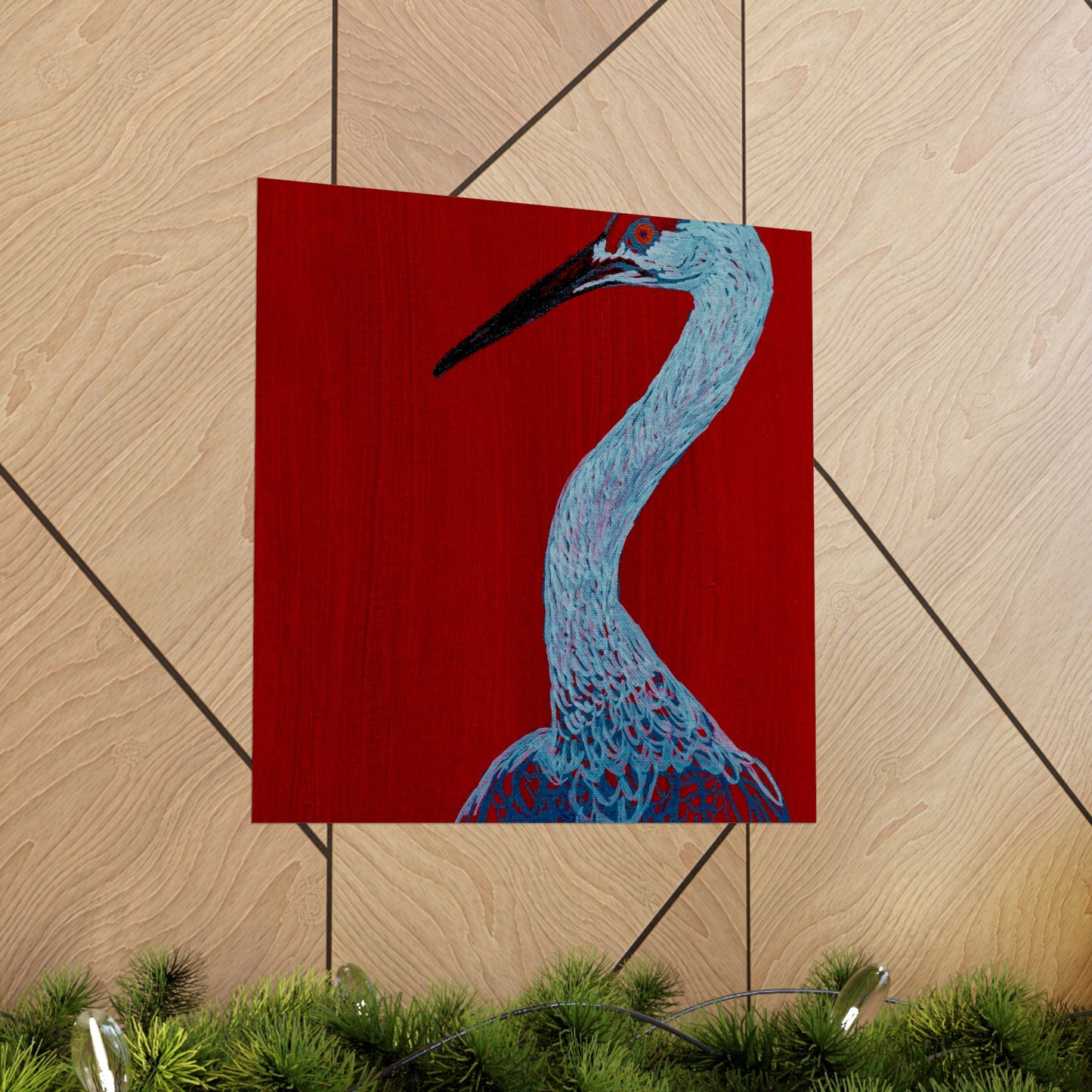 Balanced Crane Fine Art Matte Vertical Posters