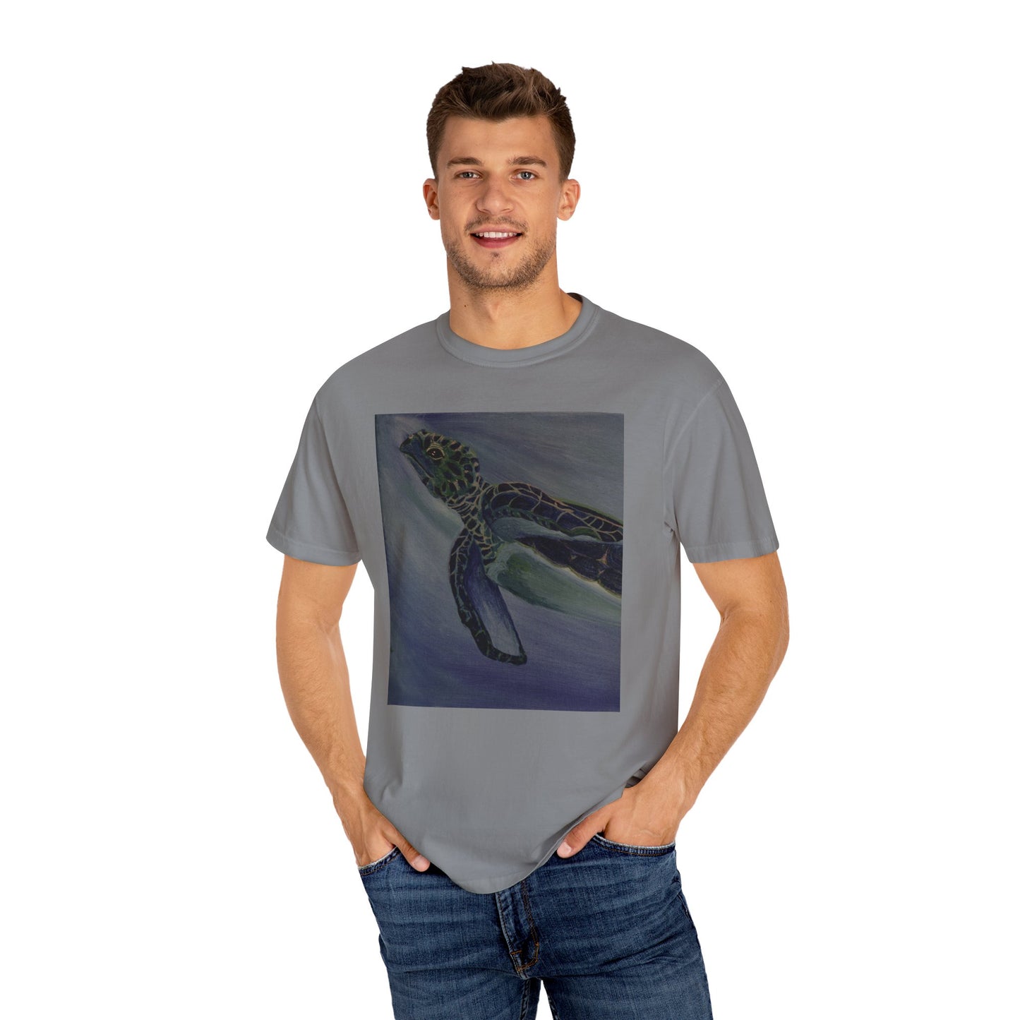 Hawksbill Turtle Unisex Garment-Dyed T-shirt