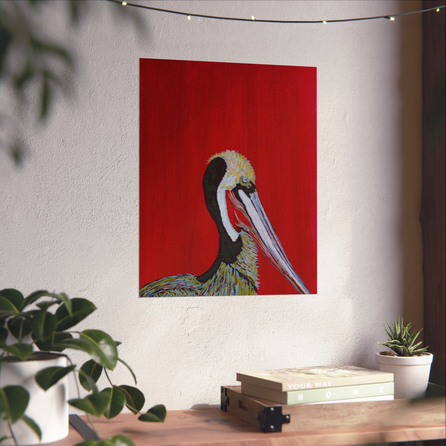 Balanced Pelican Fine Art Matte Vertical Posters