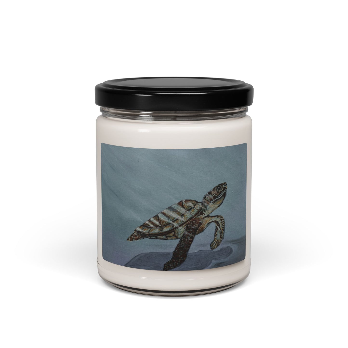 Fine Art Turtle Scented Soy Candle, 9oz