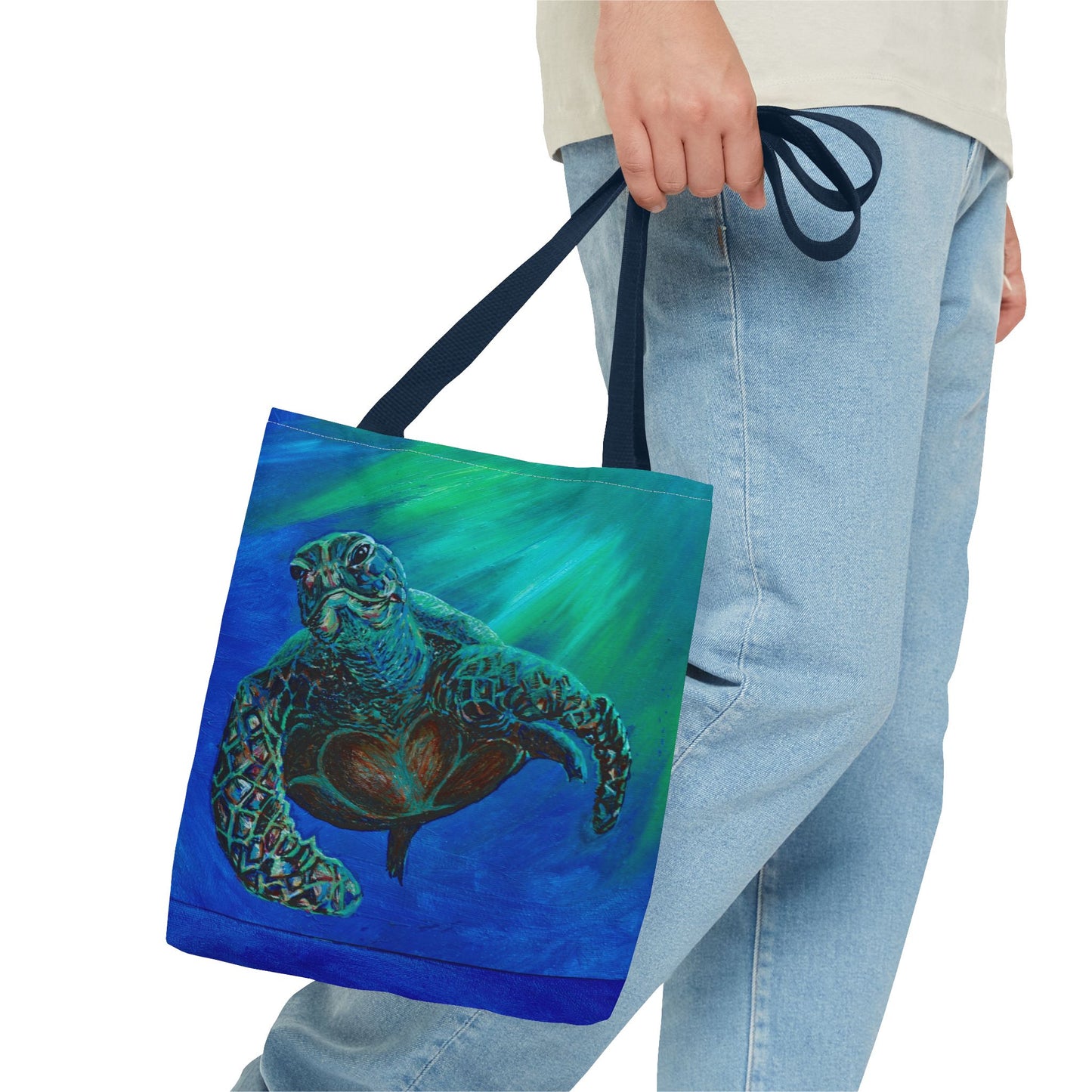 Fine Art Sea Turtles Tote Bag (AOP)