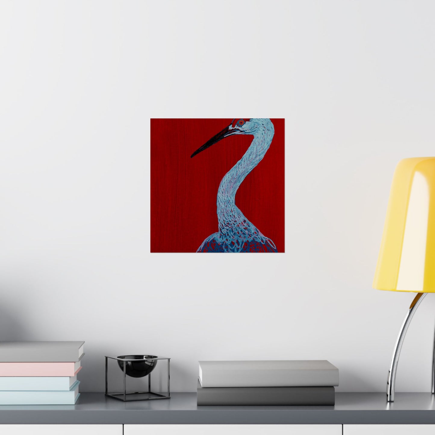 Balanced Crane Fine Art Matte Vertical Posters