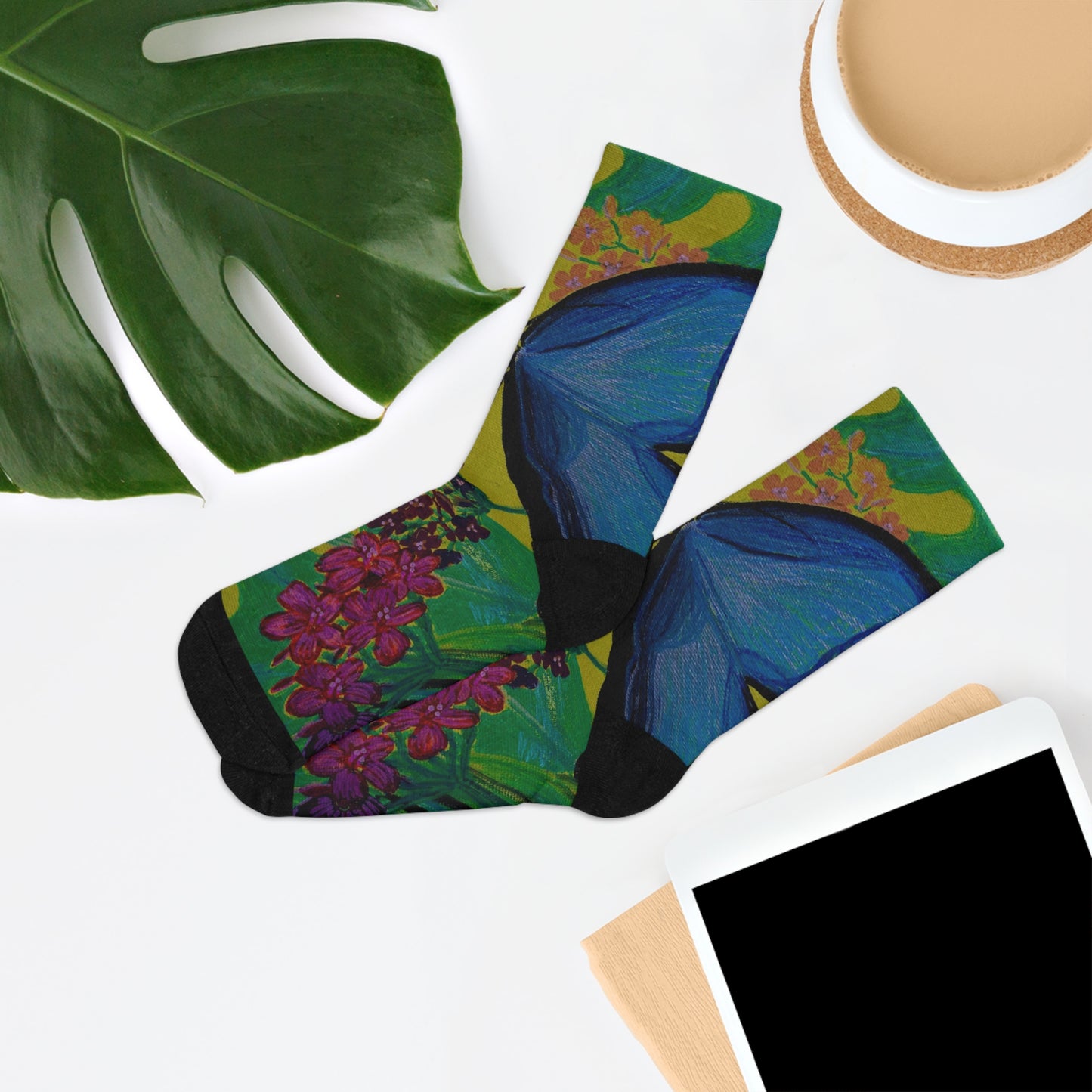 Save Our Beautiful World - One Step At A Time Recycled Poly Socks