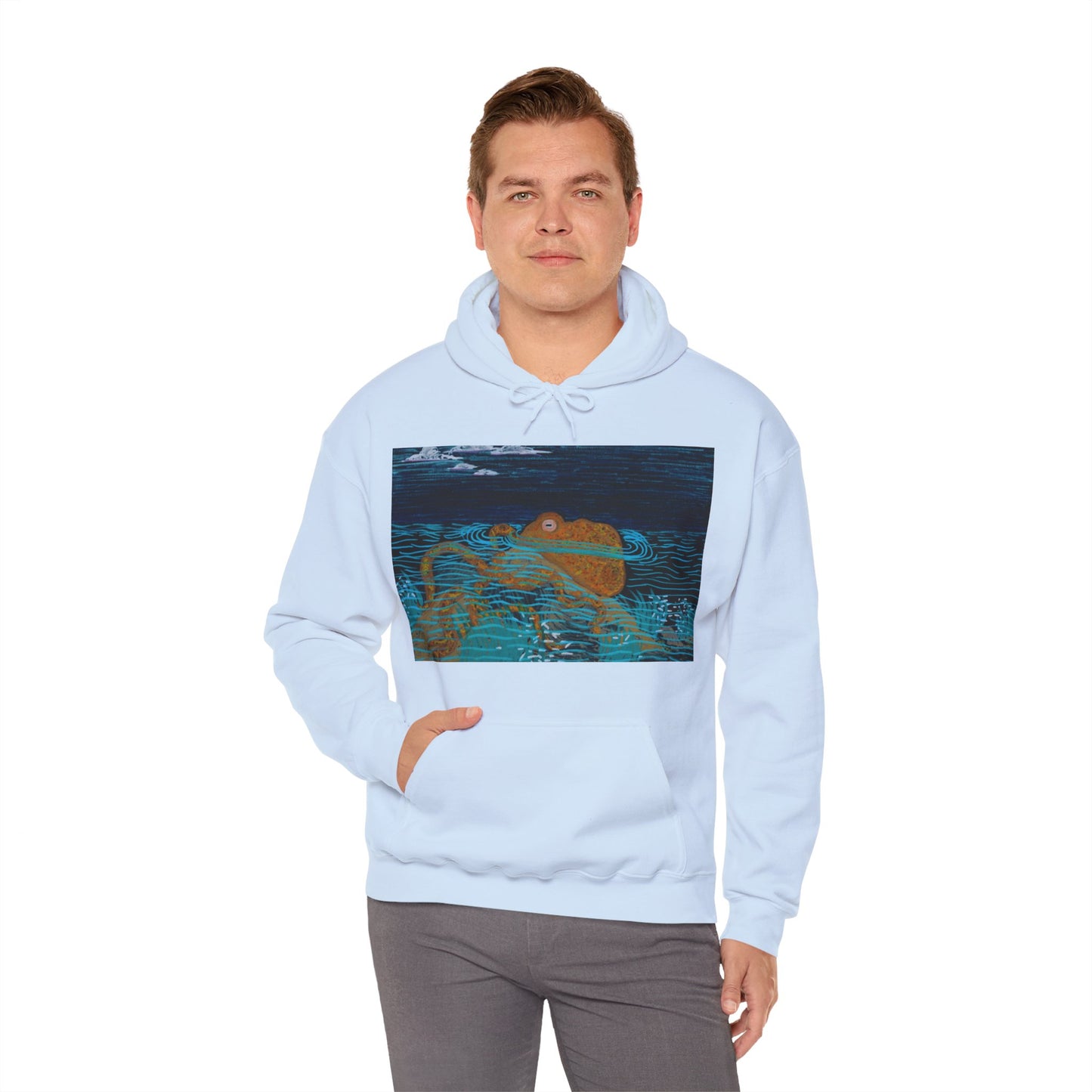 Electric Octopus Unisex Heavy Blend™ Hooded Sweatshirt