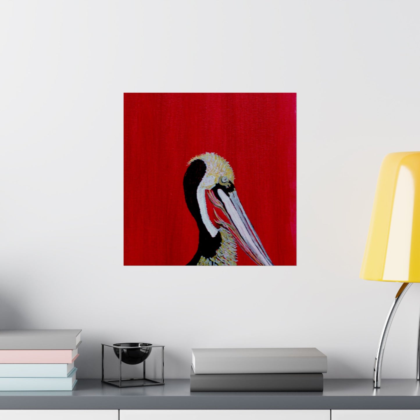 Balanced Pelican Fine Art Matte Vertical Posters