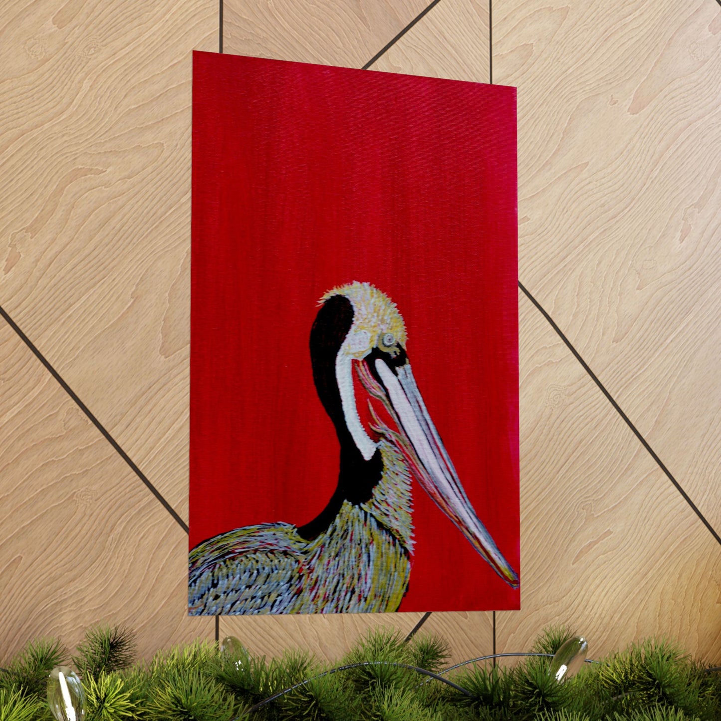 Balanced Pelican Fine Art Matte Vertical Posters