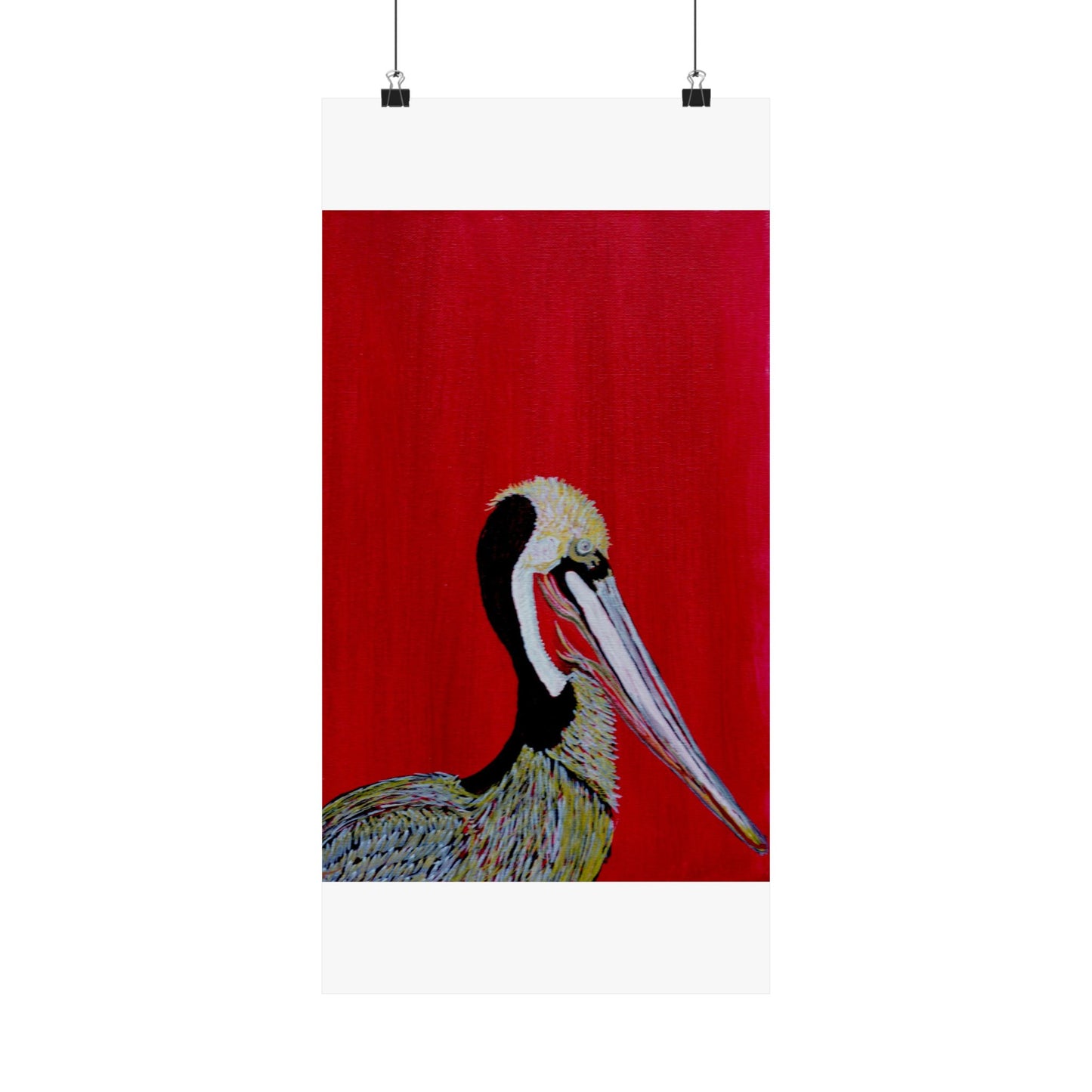 Balanced Pelican Fine Art Matte Vertical Posters