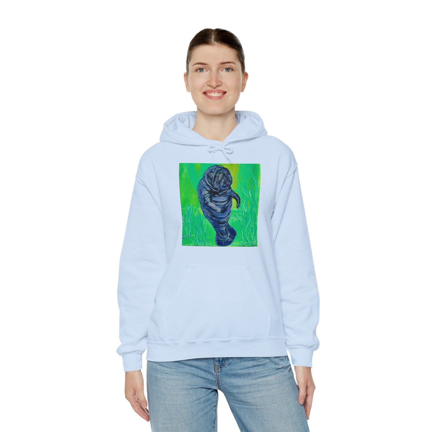 A Bright Future for the Manatee Unisex Heavy Blend™ Hooded Sweatshirt