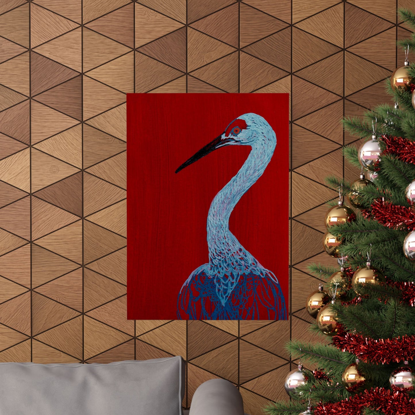 Balanced Crane Fine Art Matte Vertical Posters